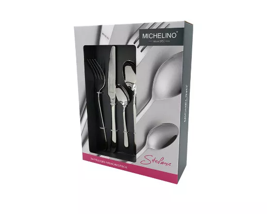 Lot de 24 couverts STEFANIE