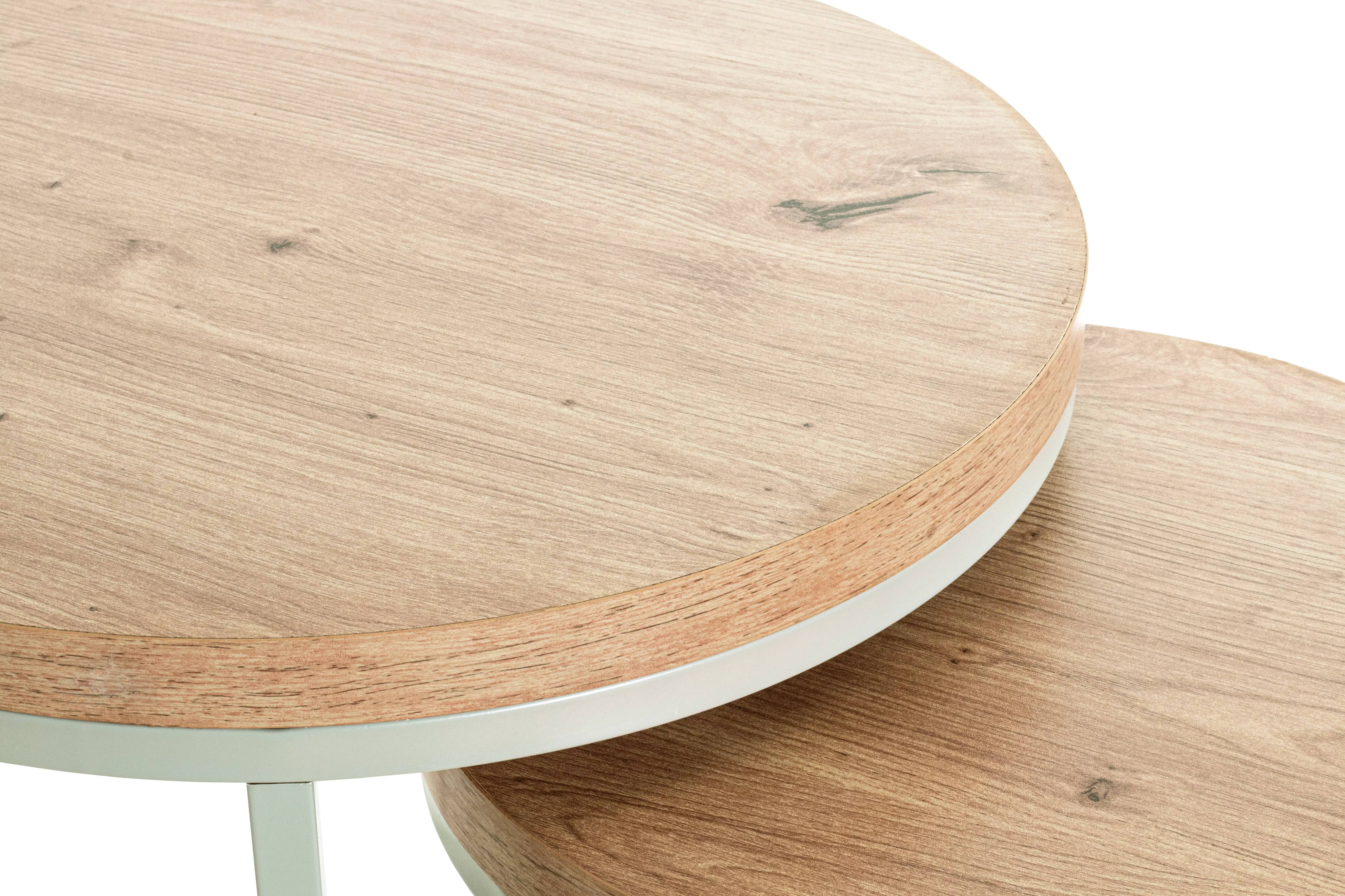 Lot de 2 tables gigognes LEVI