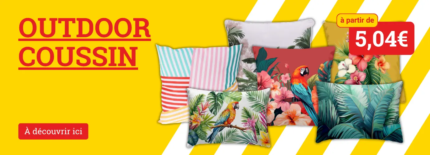 Coussins d'extérieur colorés : réductions MEGA - découvrez-les ici >