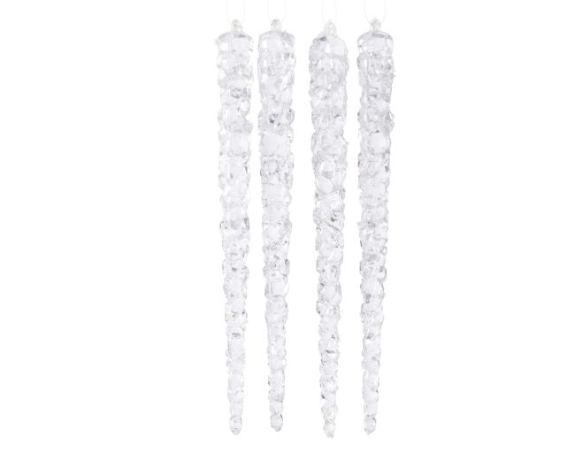 Stalactites décoratives 4 pièces