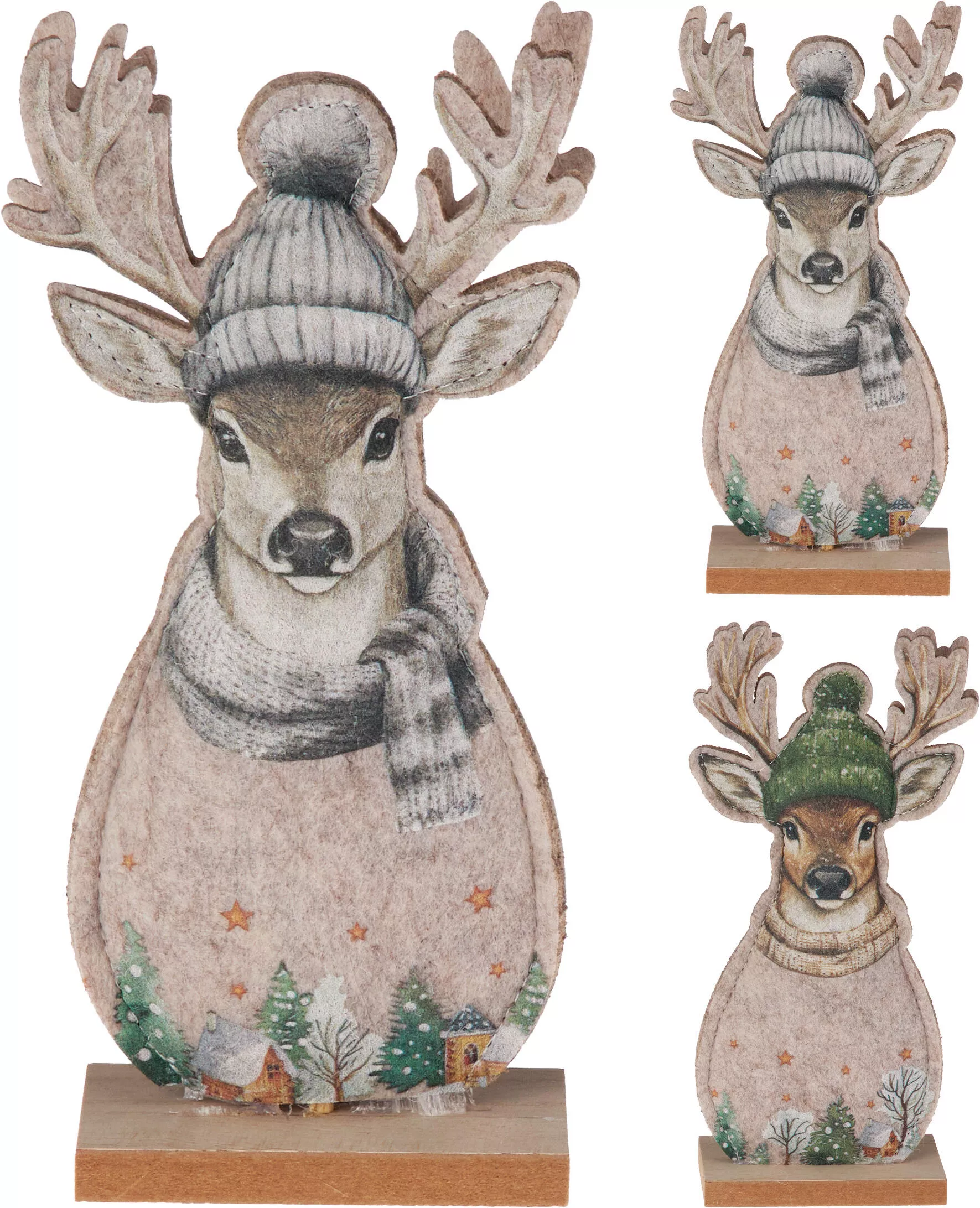 Figurine renne CHRISTMAS