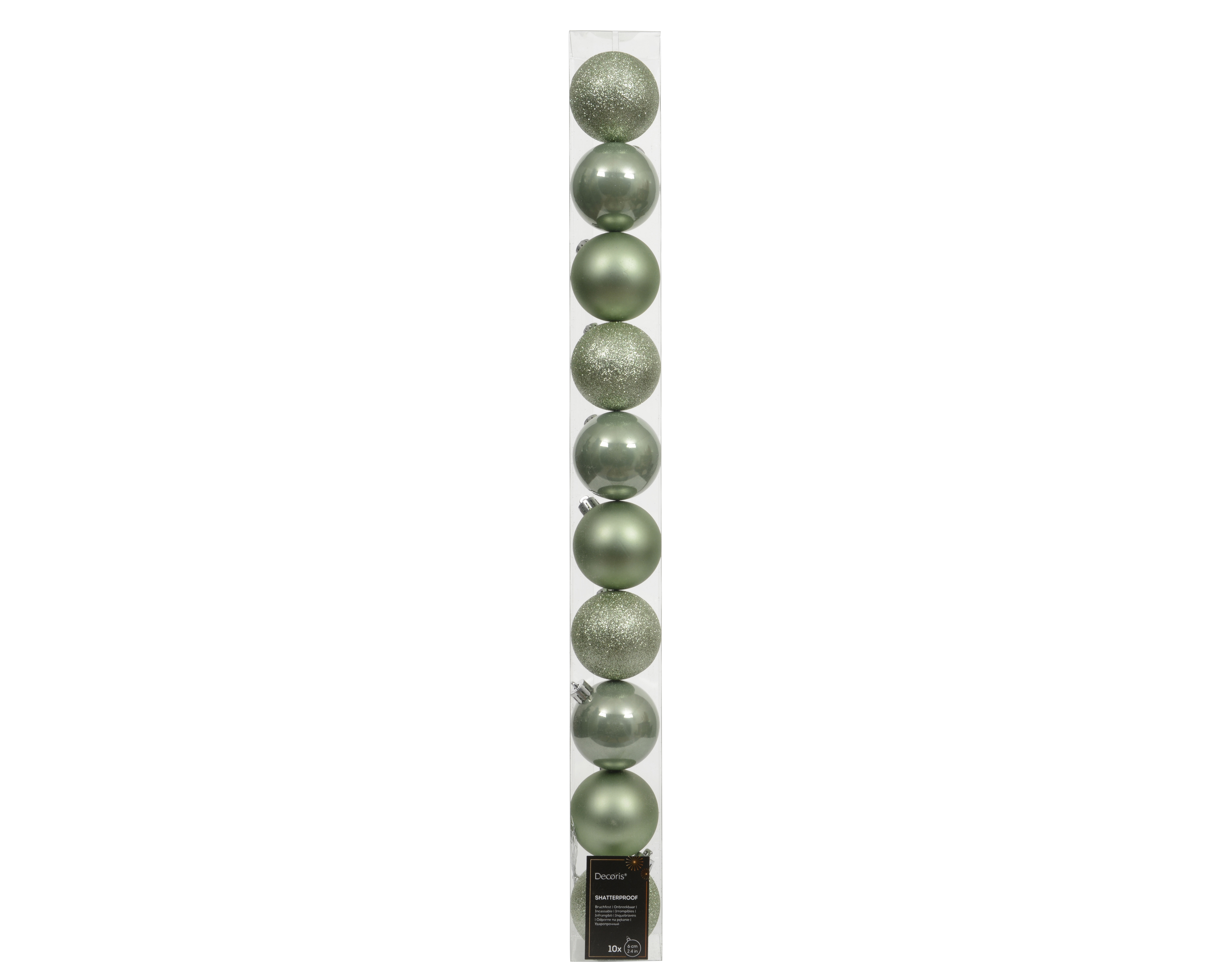 Lot de 10 boules CHRISTMAS