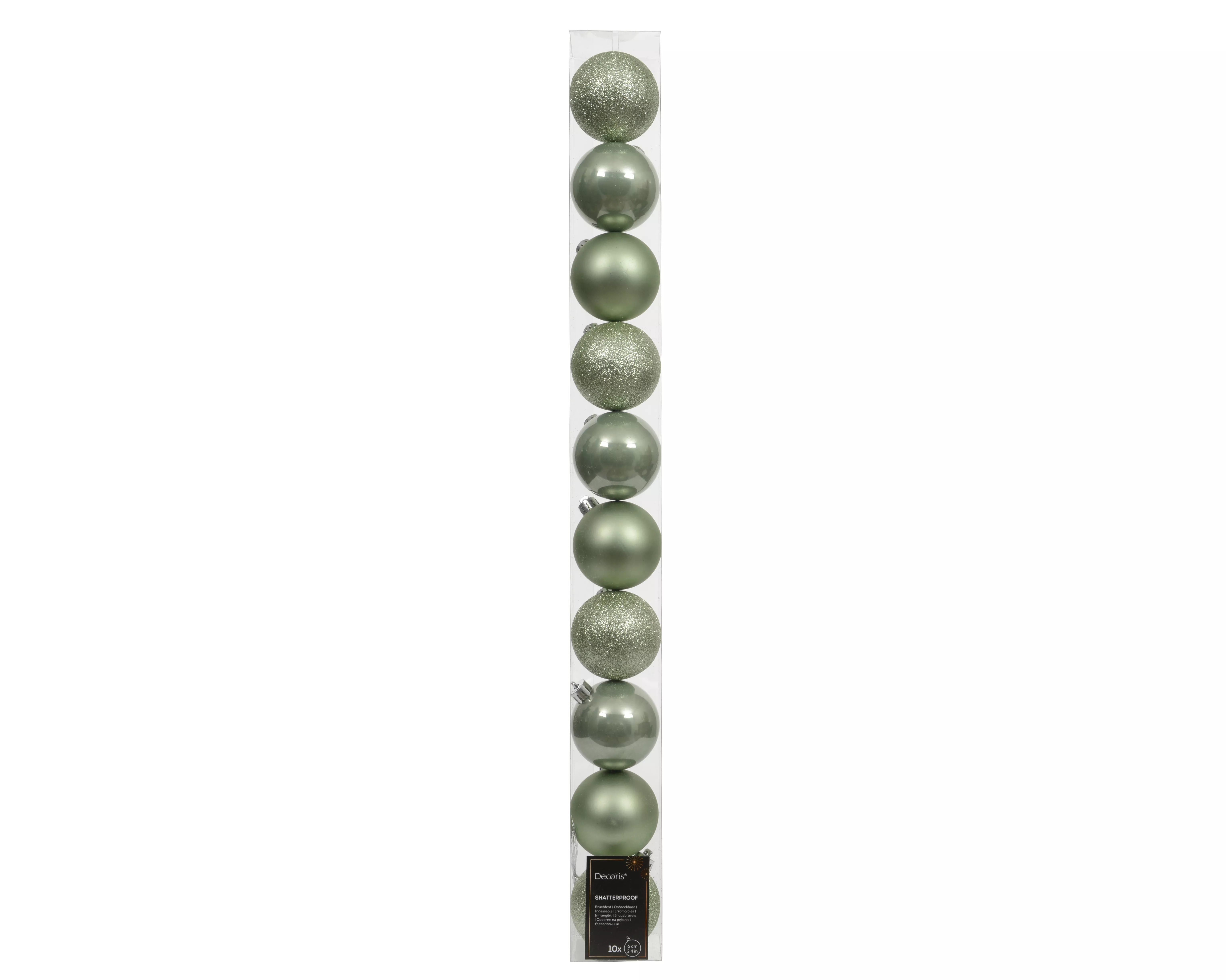Lot de 10 boules CHRISTMAS