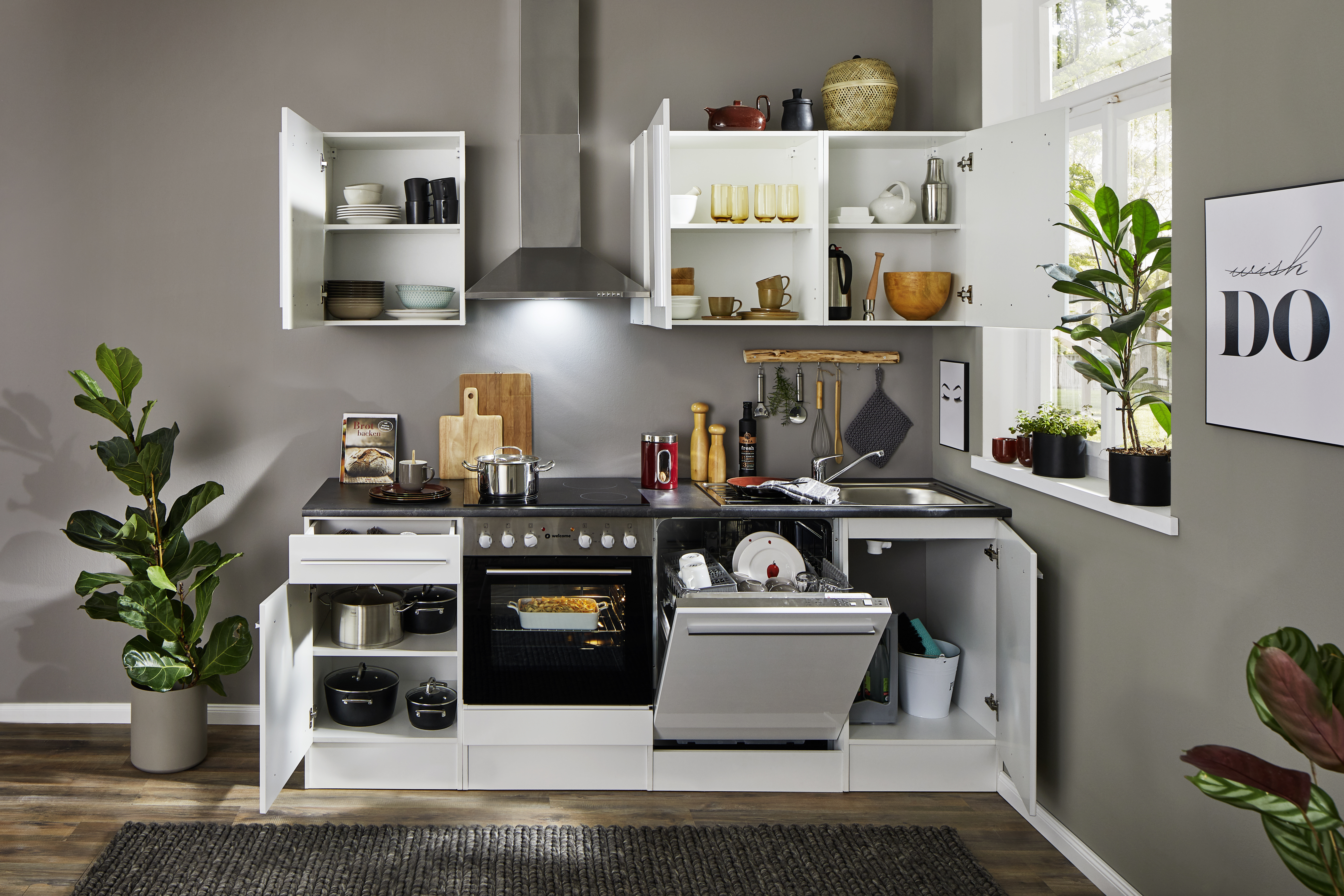 Bloc cuisine avec électroménager JAZZ 8 (bloc cuisine) I