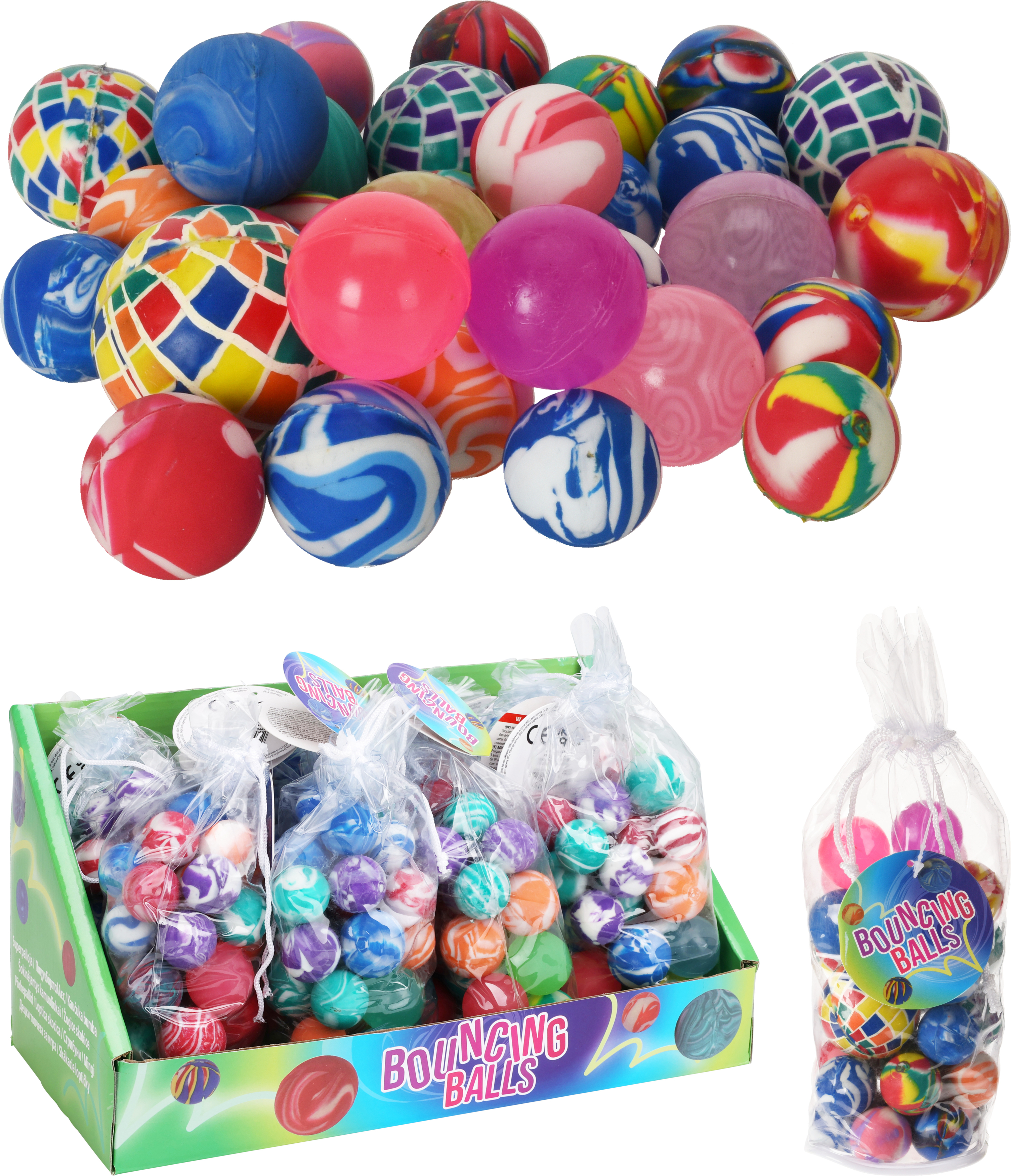 Sac de 30 balles rebondissantes EH