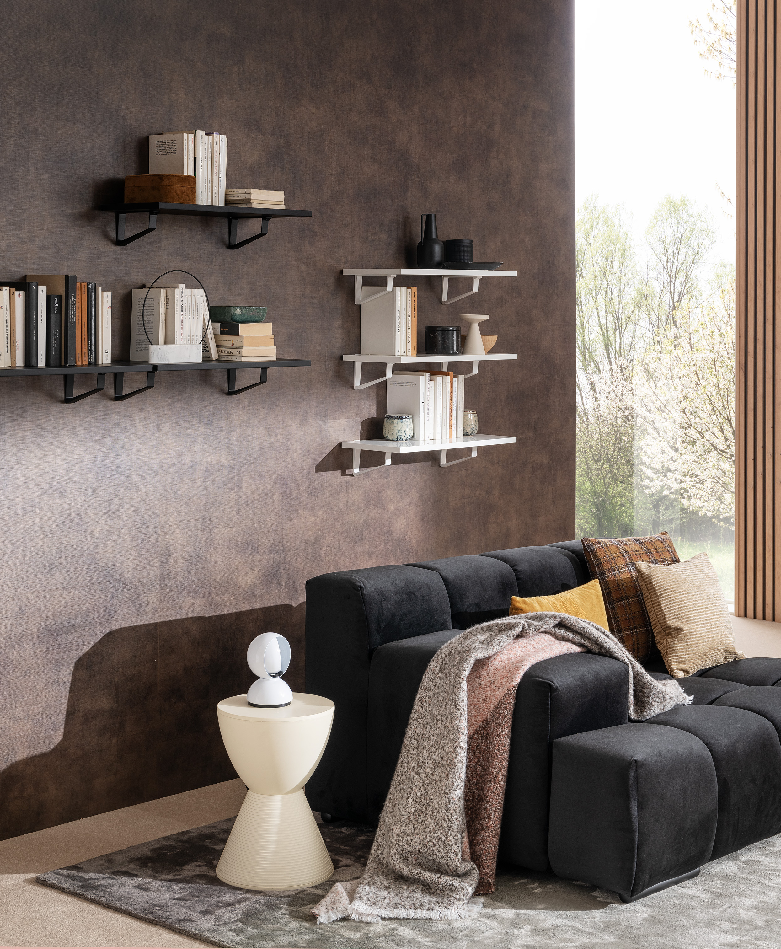 Lot de 2 supports pour étagère ODERZO