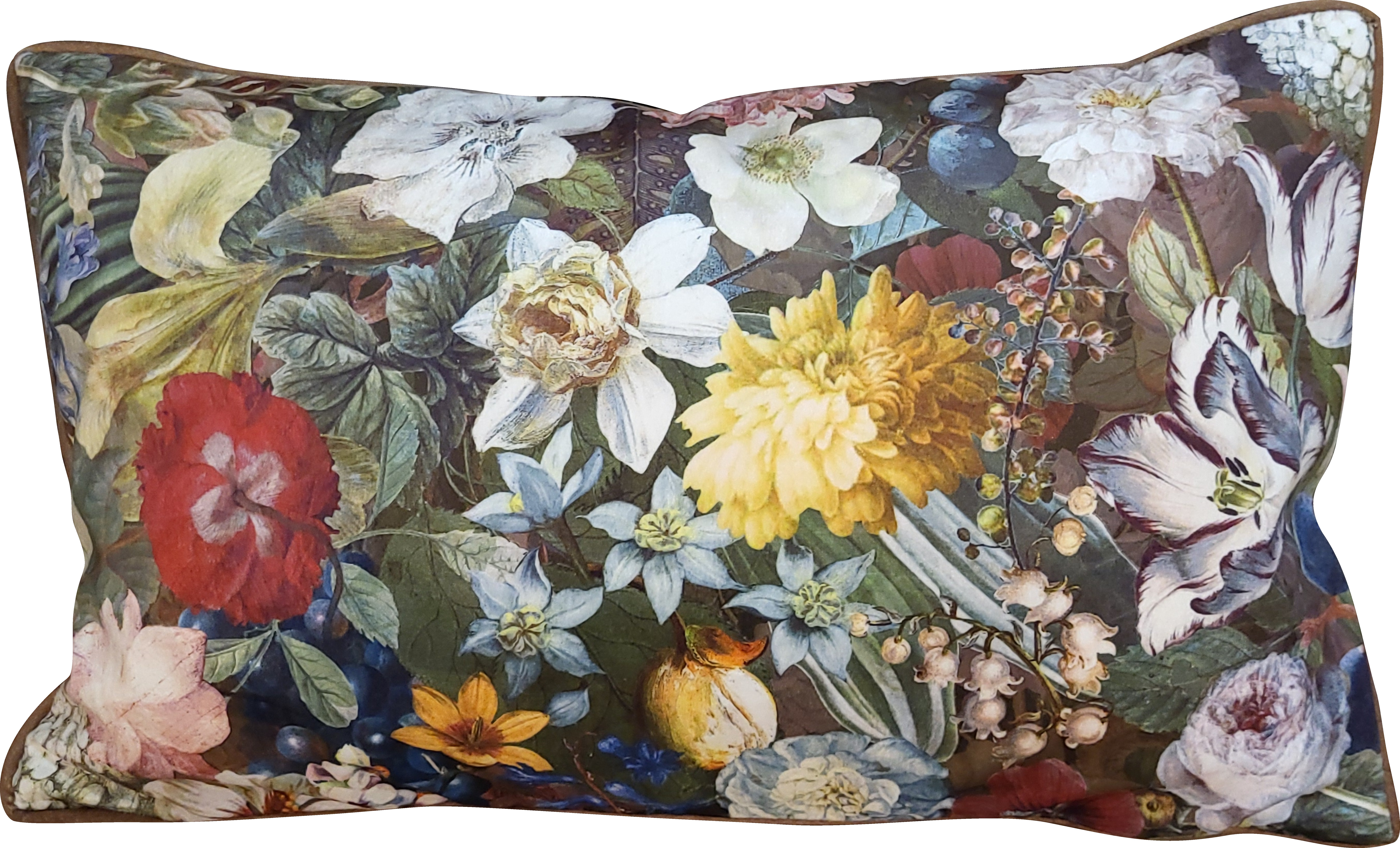 Housse de coussin fleurs Elenor