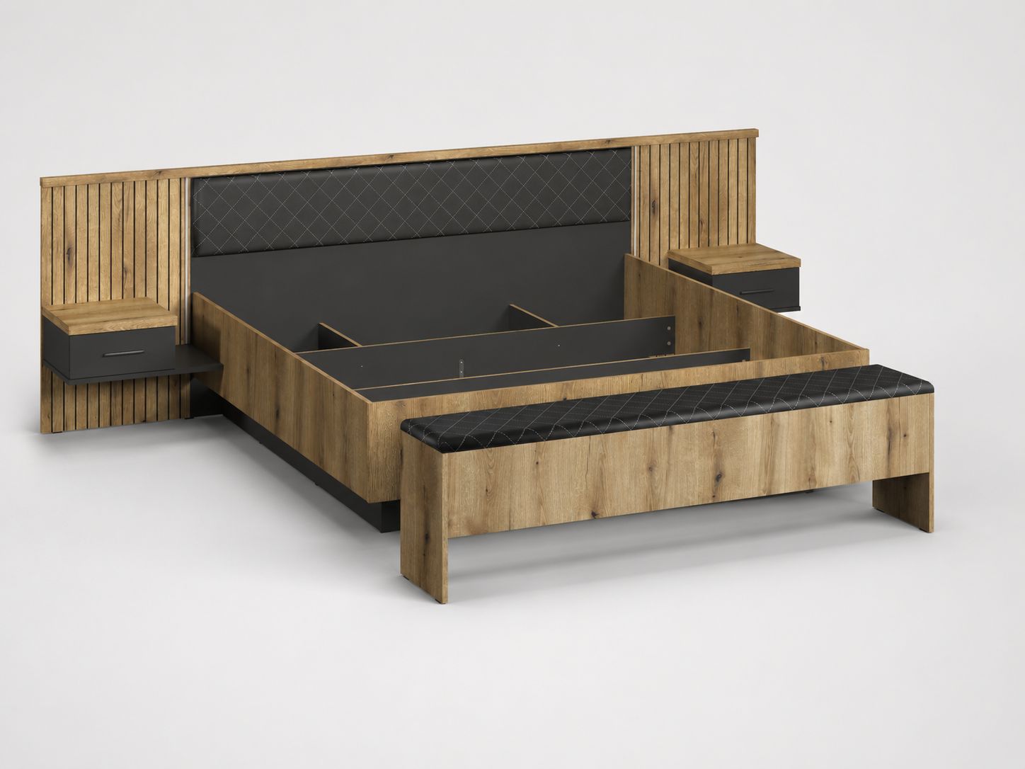 Ensemble de couchage avec banquette ESTEBAN