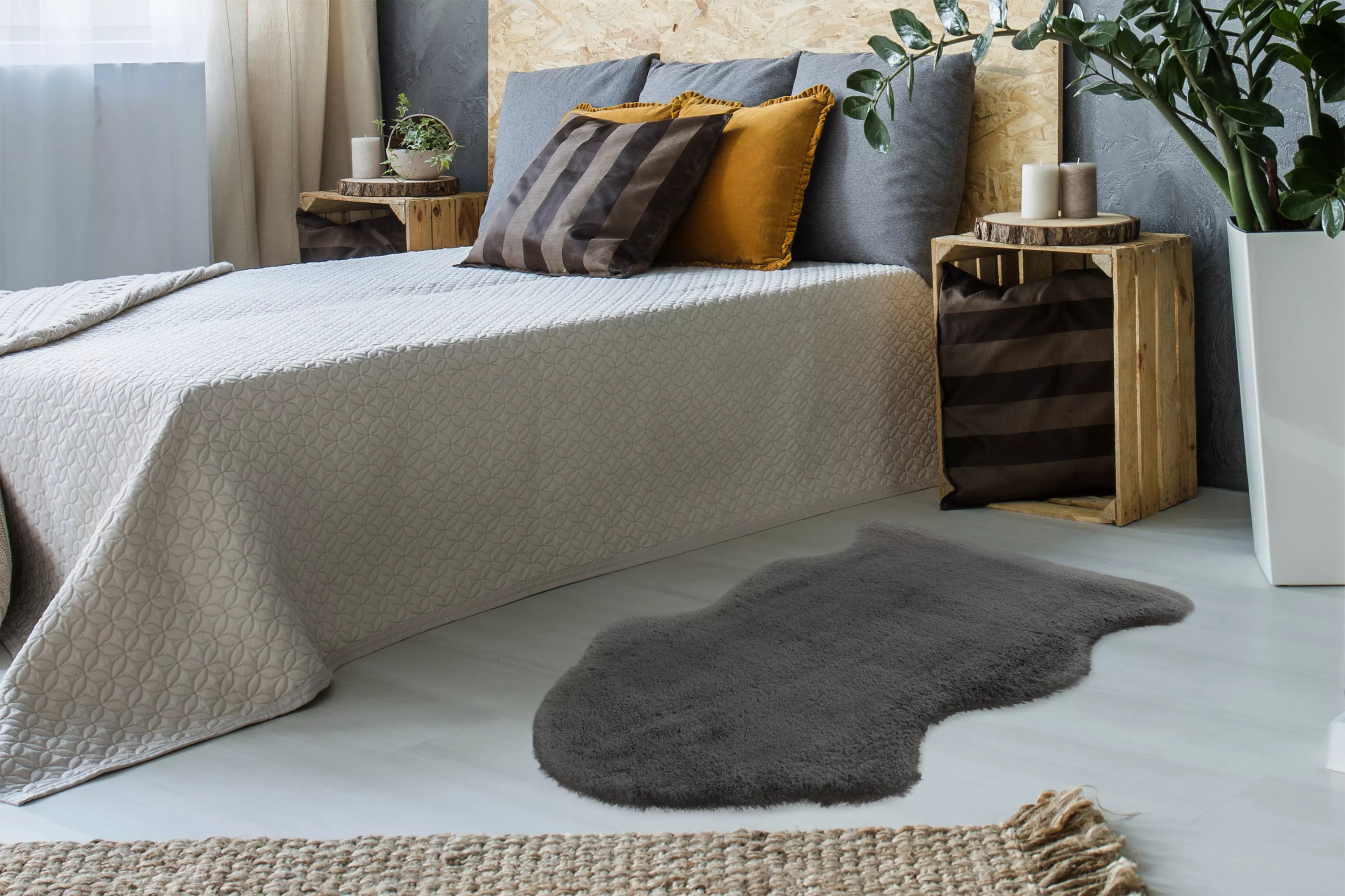 Tapis fourrure synthétique COSY