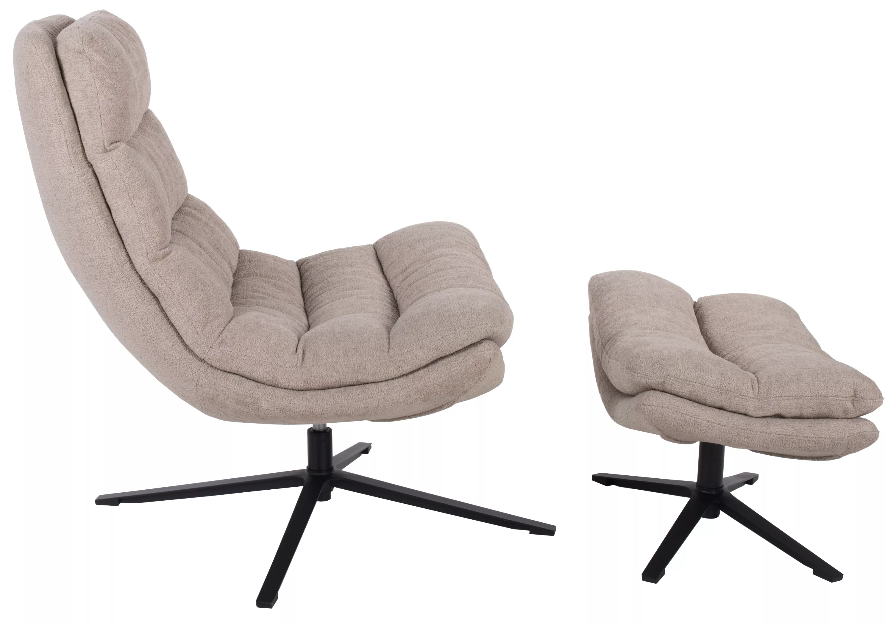 Fauteuil relax avec reopose-pied PORTO