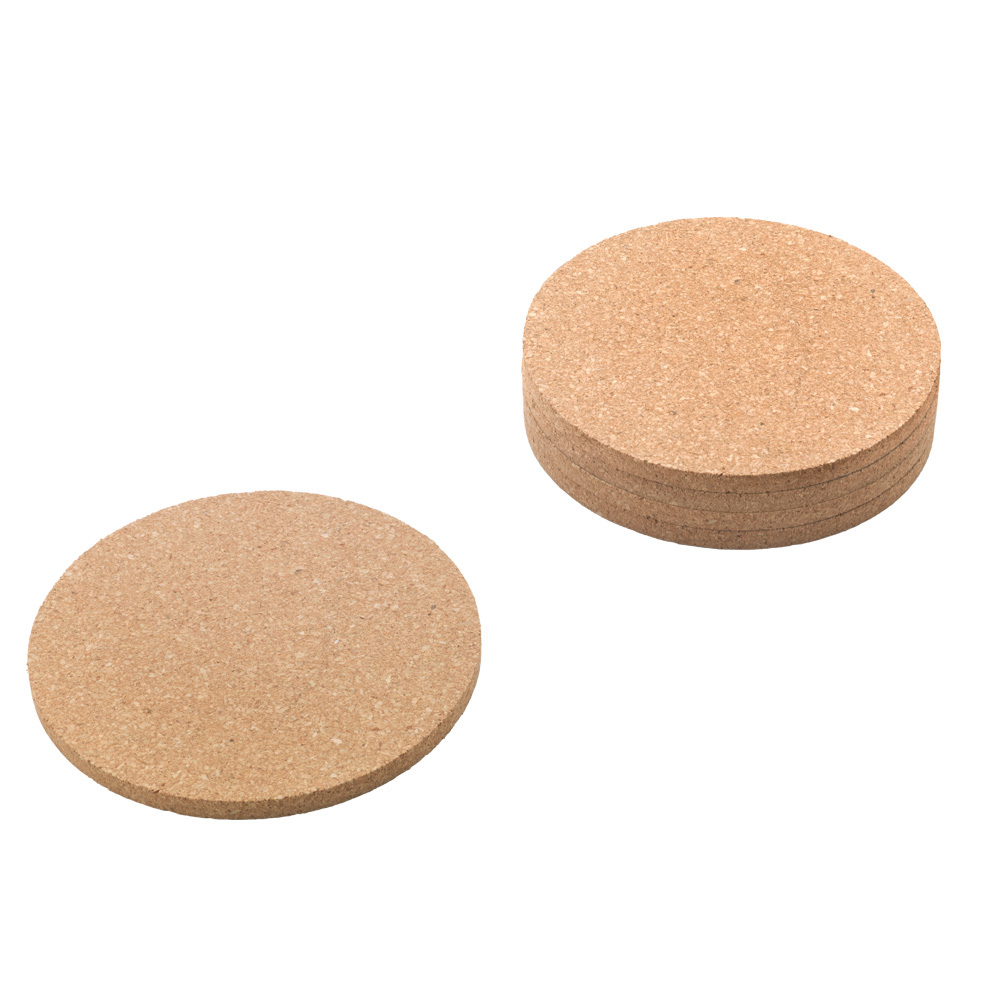 Lot de 6 sous-verres en liège KITCHEN
