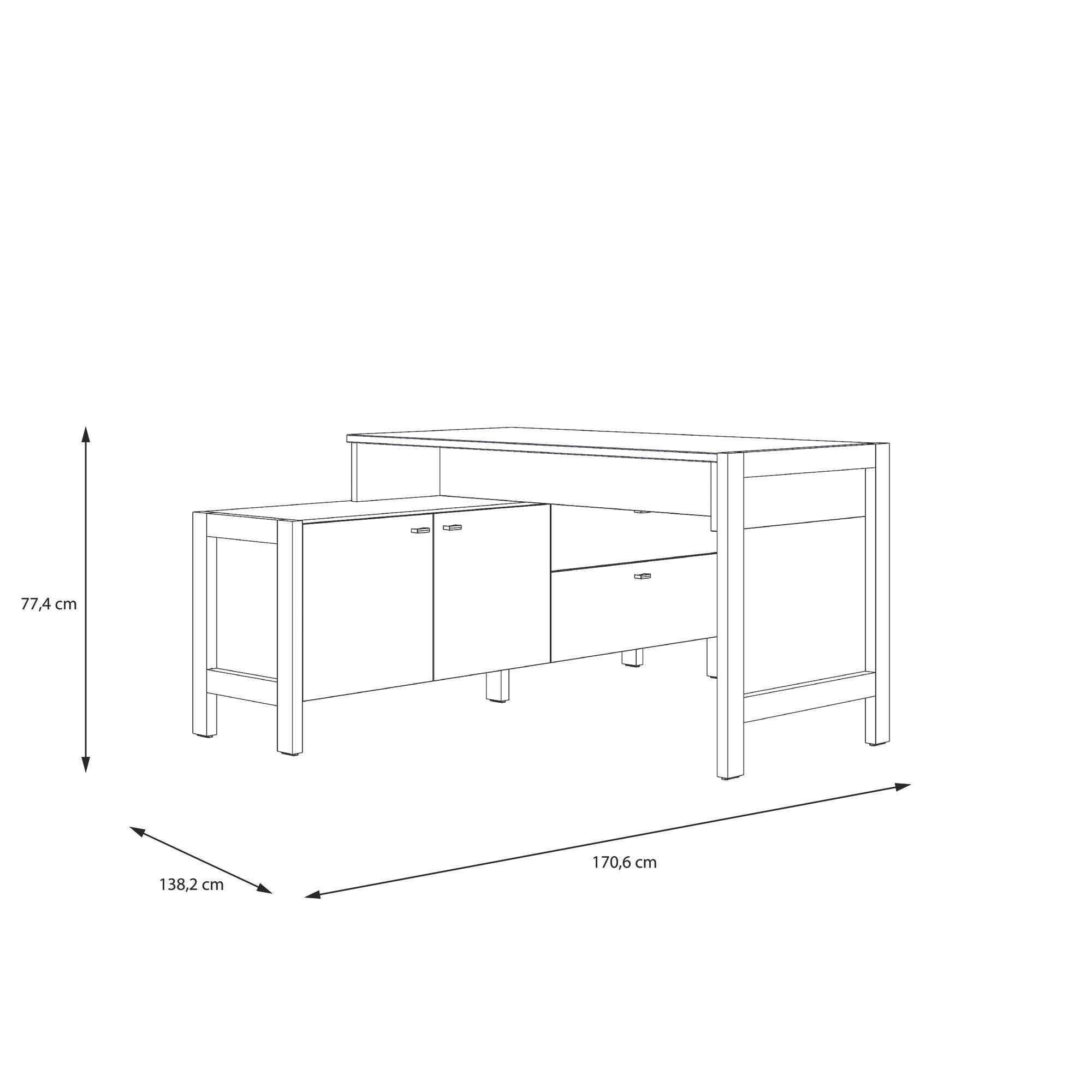 Bureau combiné HOYVIK