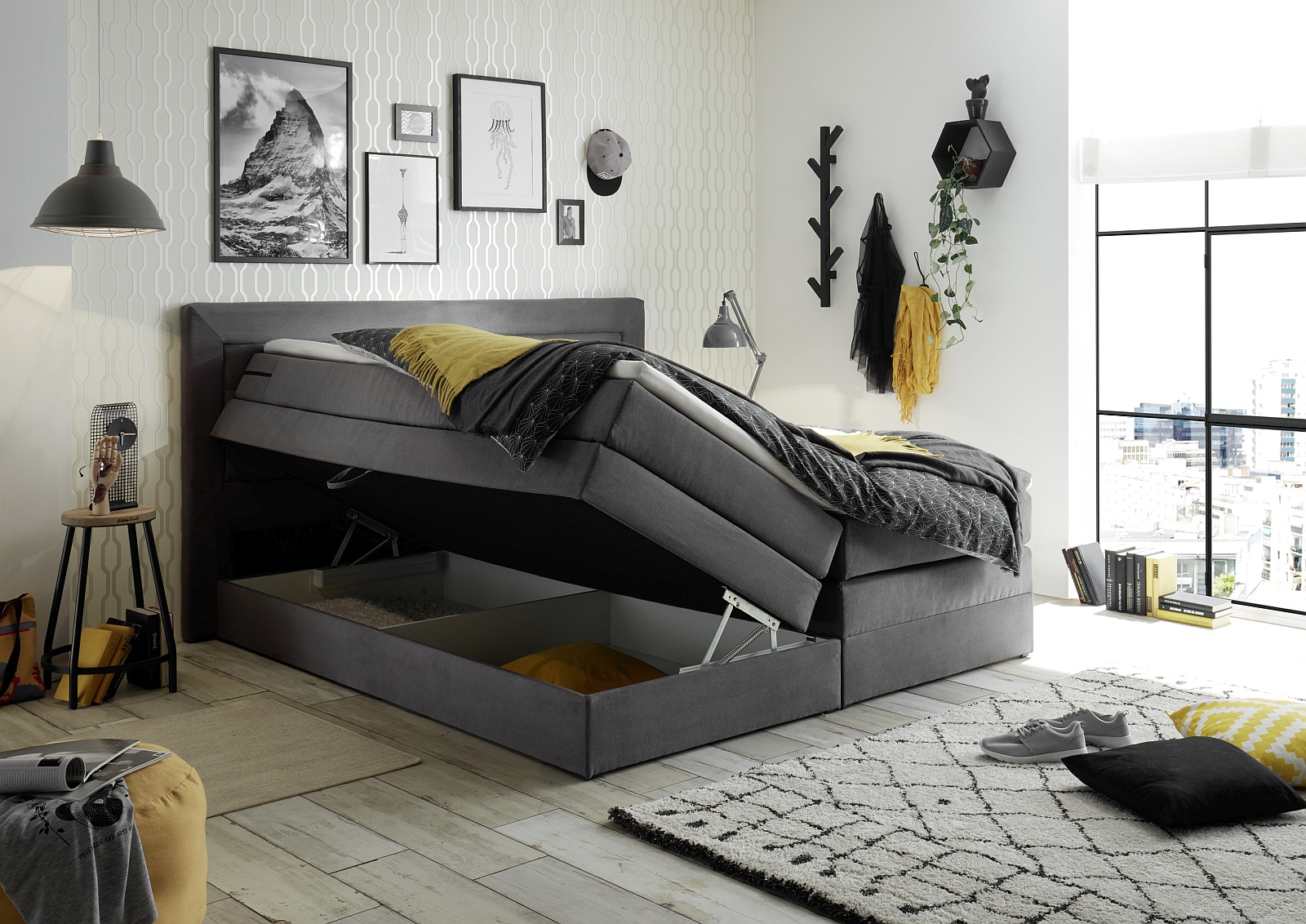 Lit boxspring 180 x 200 cm SABA 2