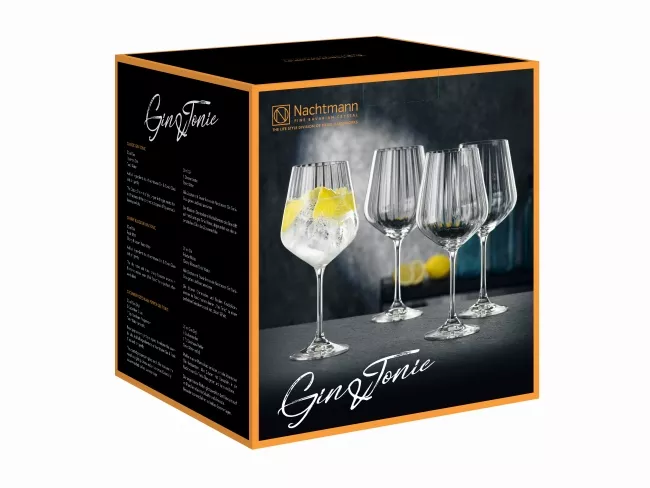 Lot de 4 verres Gin & Tonic CELEBRATION