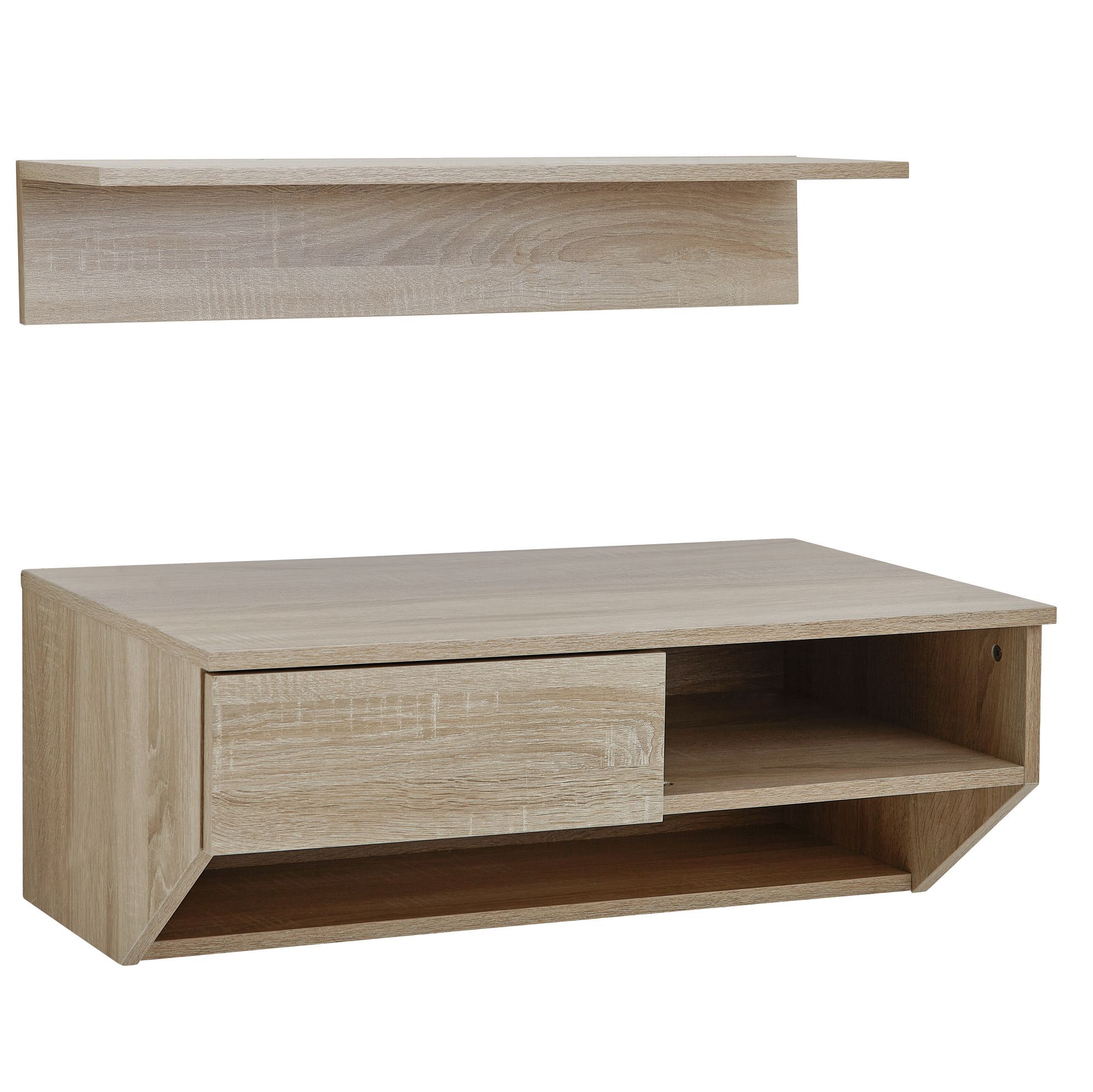 Console murale avec étagère murale WL6.392