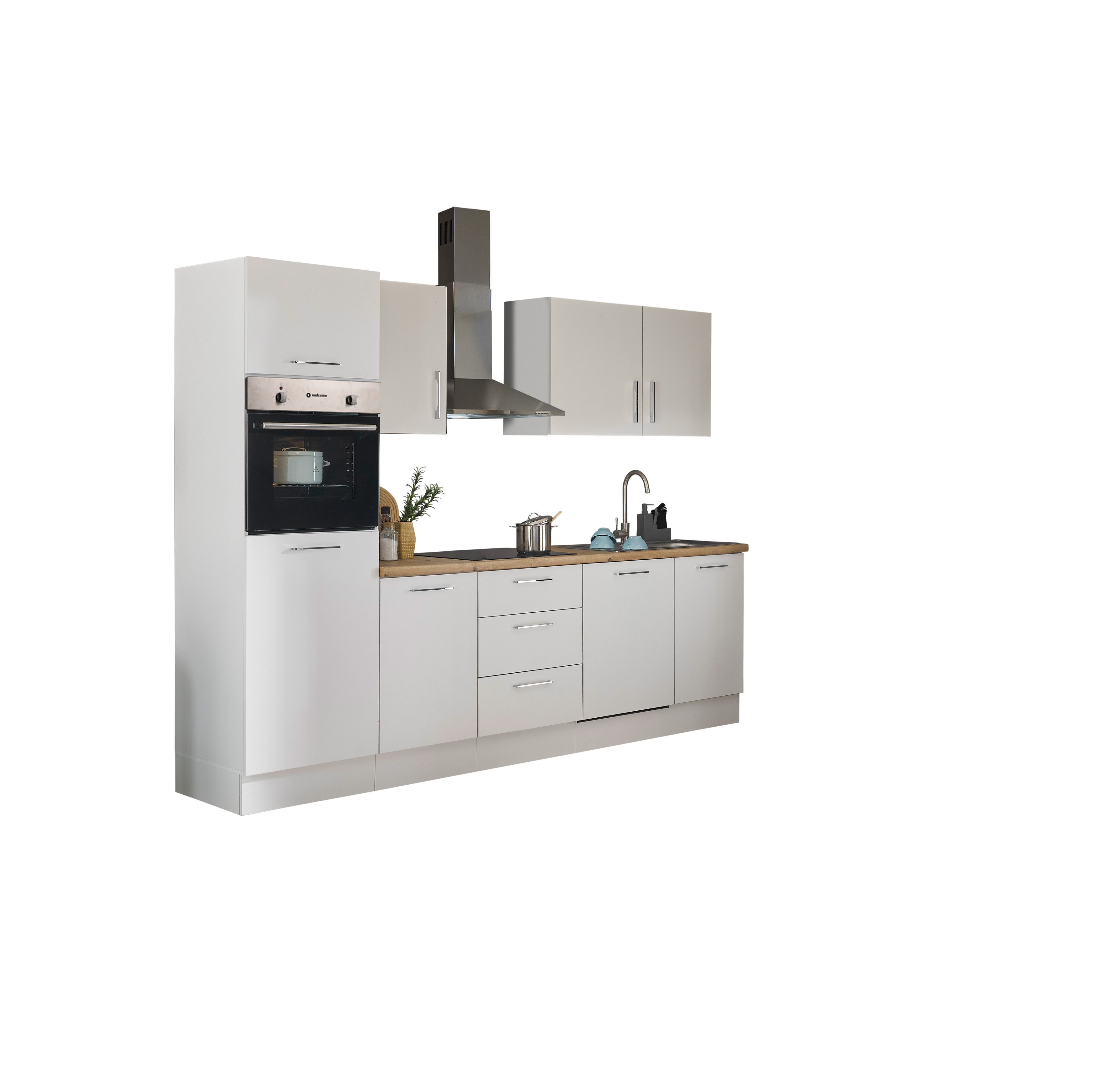Bloc cuisine avec électroménager CORNWALL (bloc cuisine-four-réfrigérateur) III