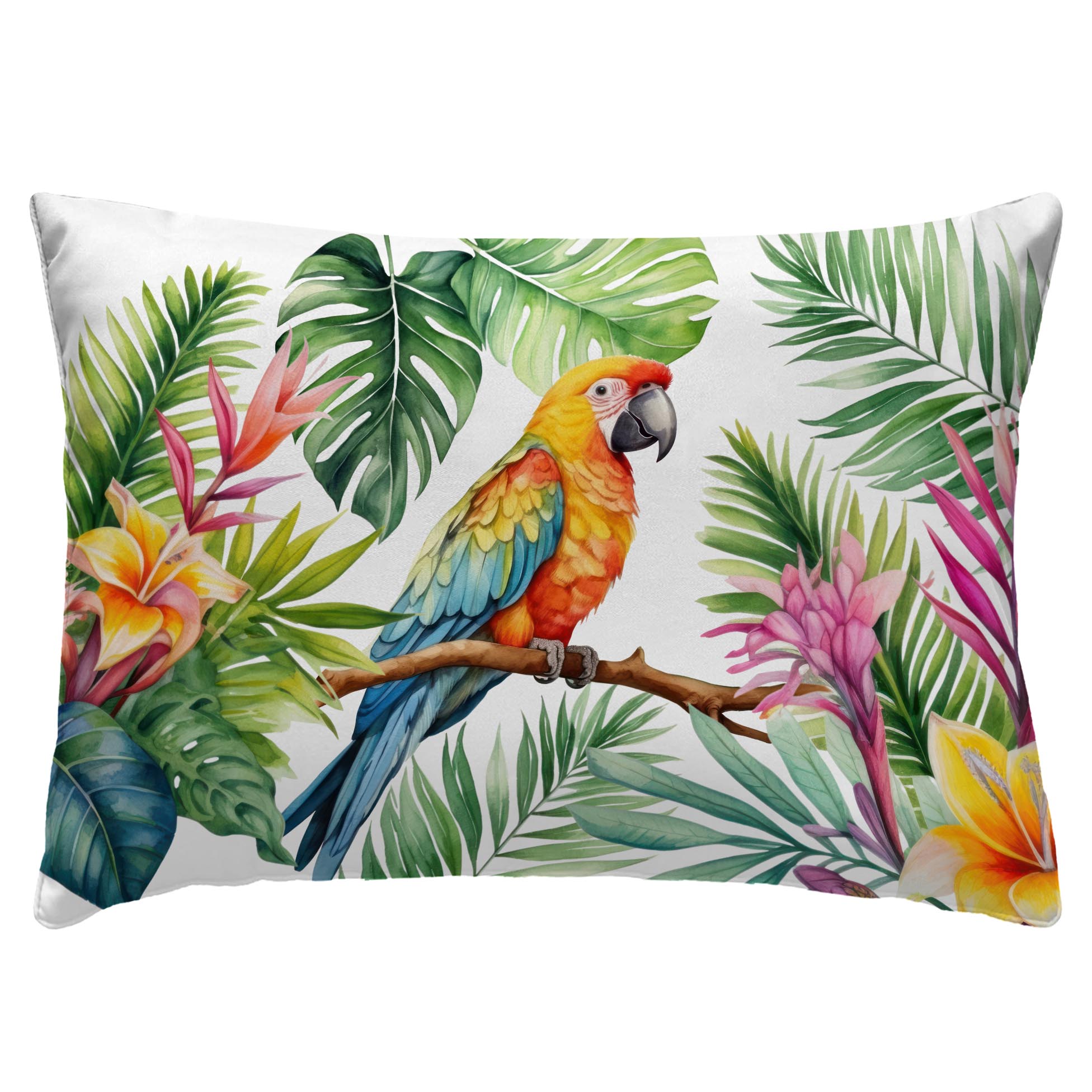 Coussin décoratif perroquet OUTDOOR