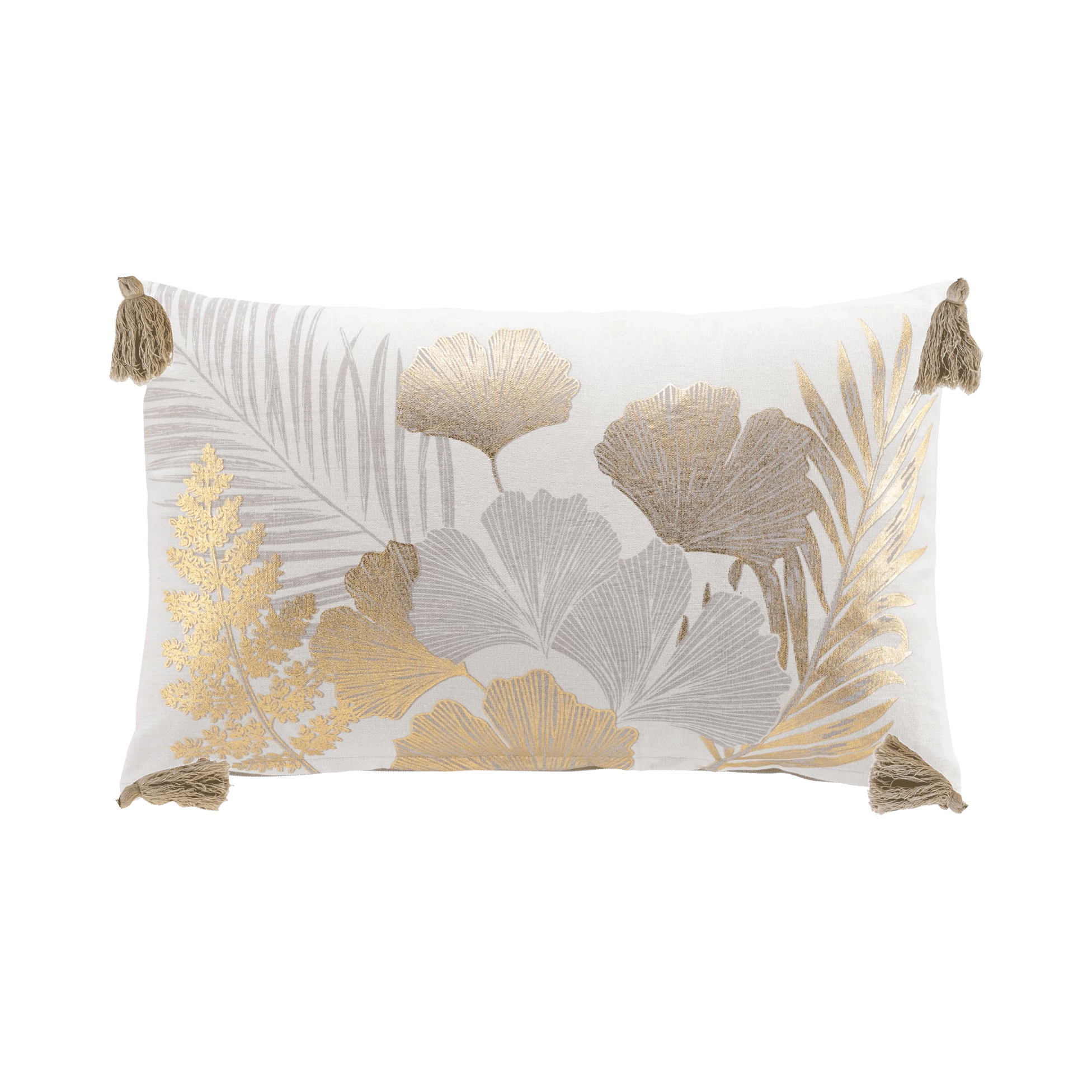 Coussin décoratif avec pompons MELISSE