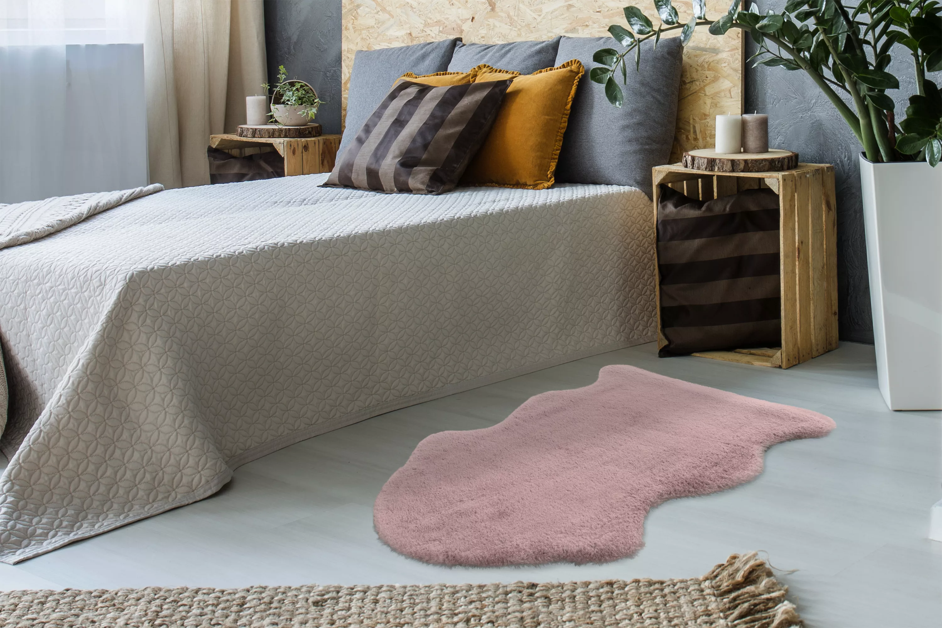 Tapis fourrure synthétique COSY