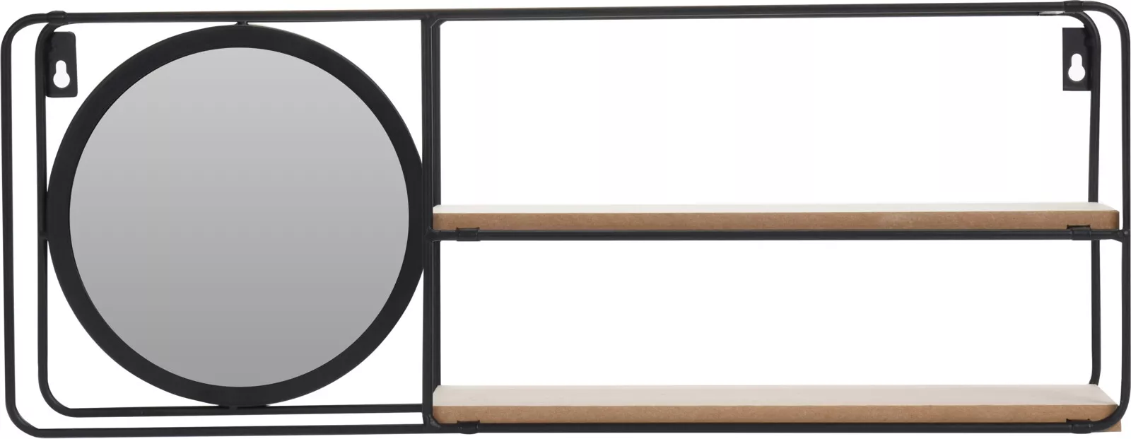 Étagère murale avec miroir