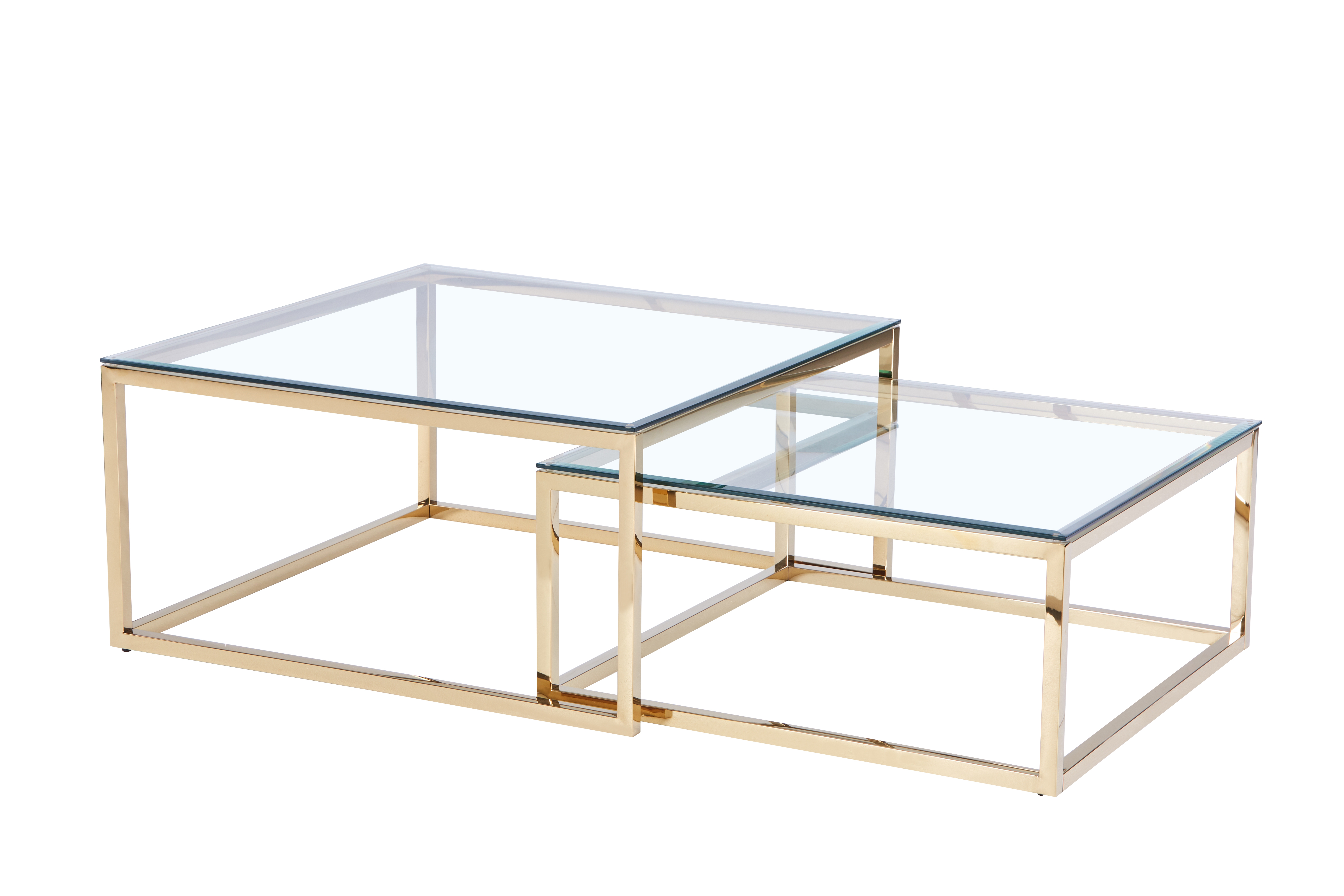 Lot de 2 tables gigognes C89G-A Lot de 2 tables gigognes C89G-A