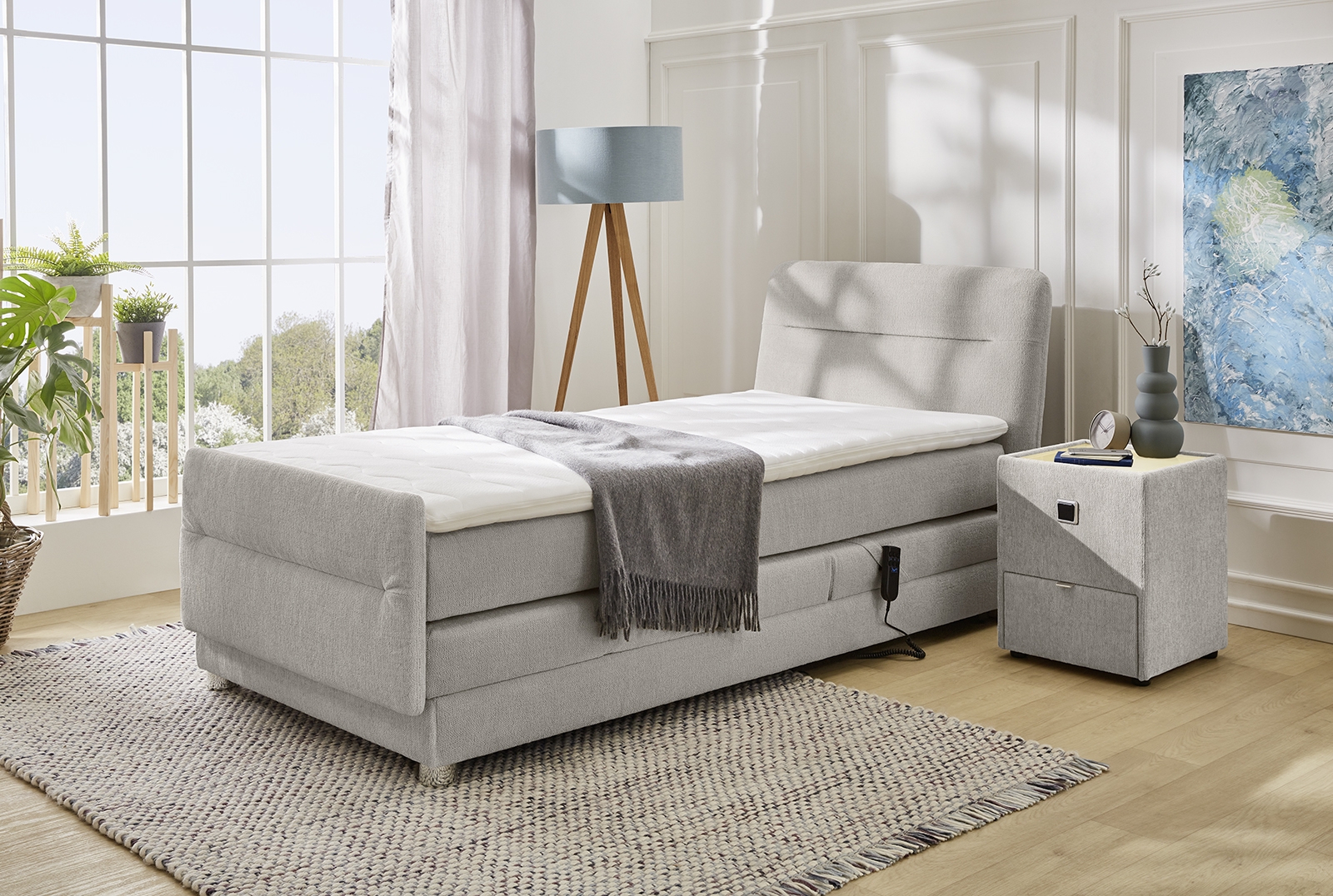 Lit boxspring PAOLA