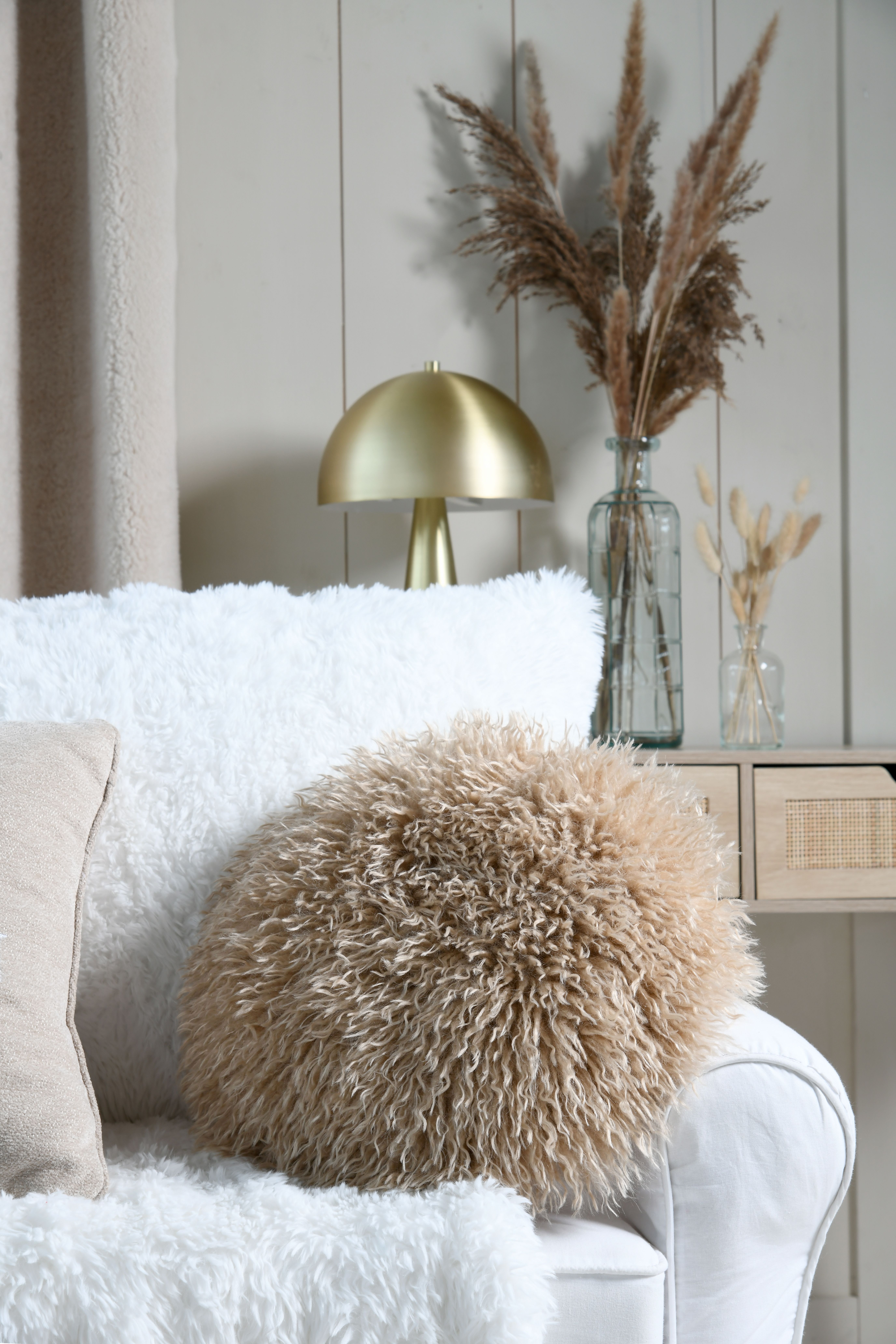 Galette de chaise peluche COSYLIFE