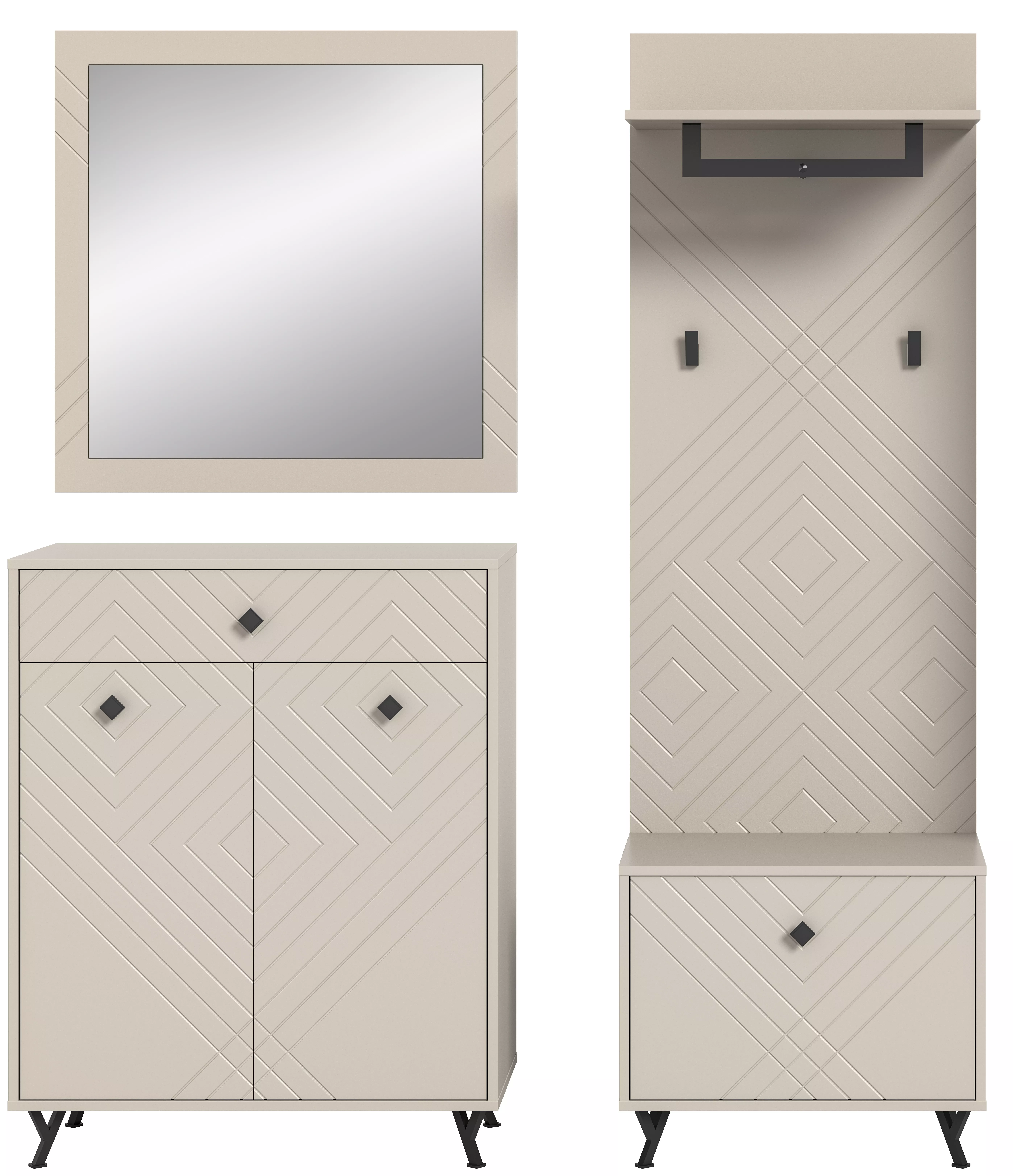 Vestiaire combiné 4 éléments TAPI