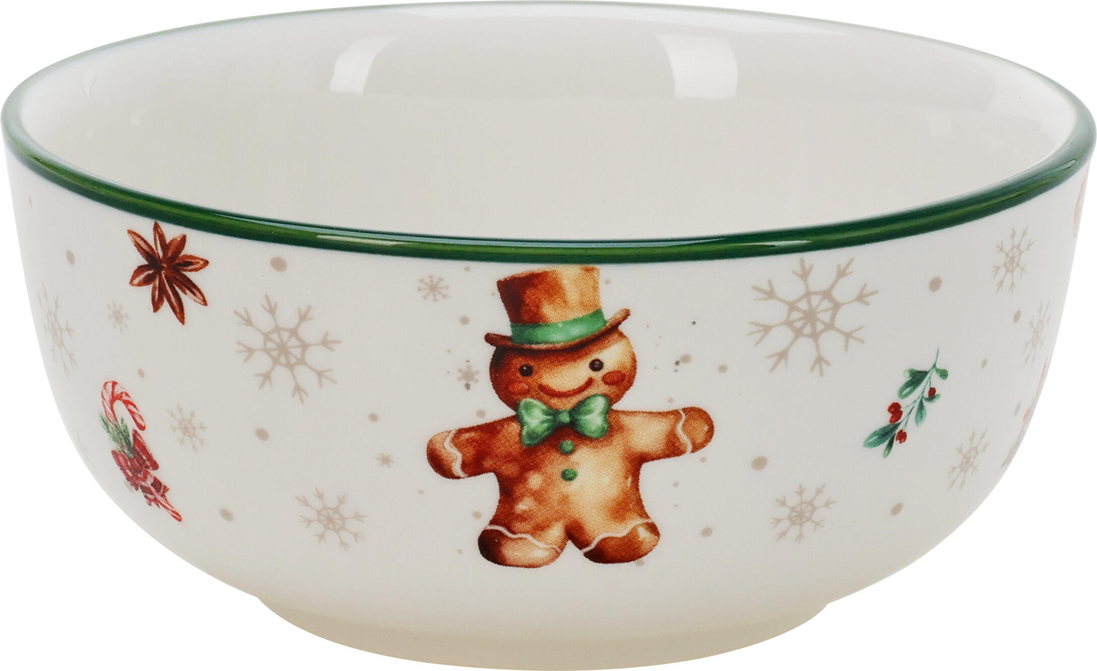 Bol motif bonhomme de pain d'épices CHRISTMAS