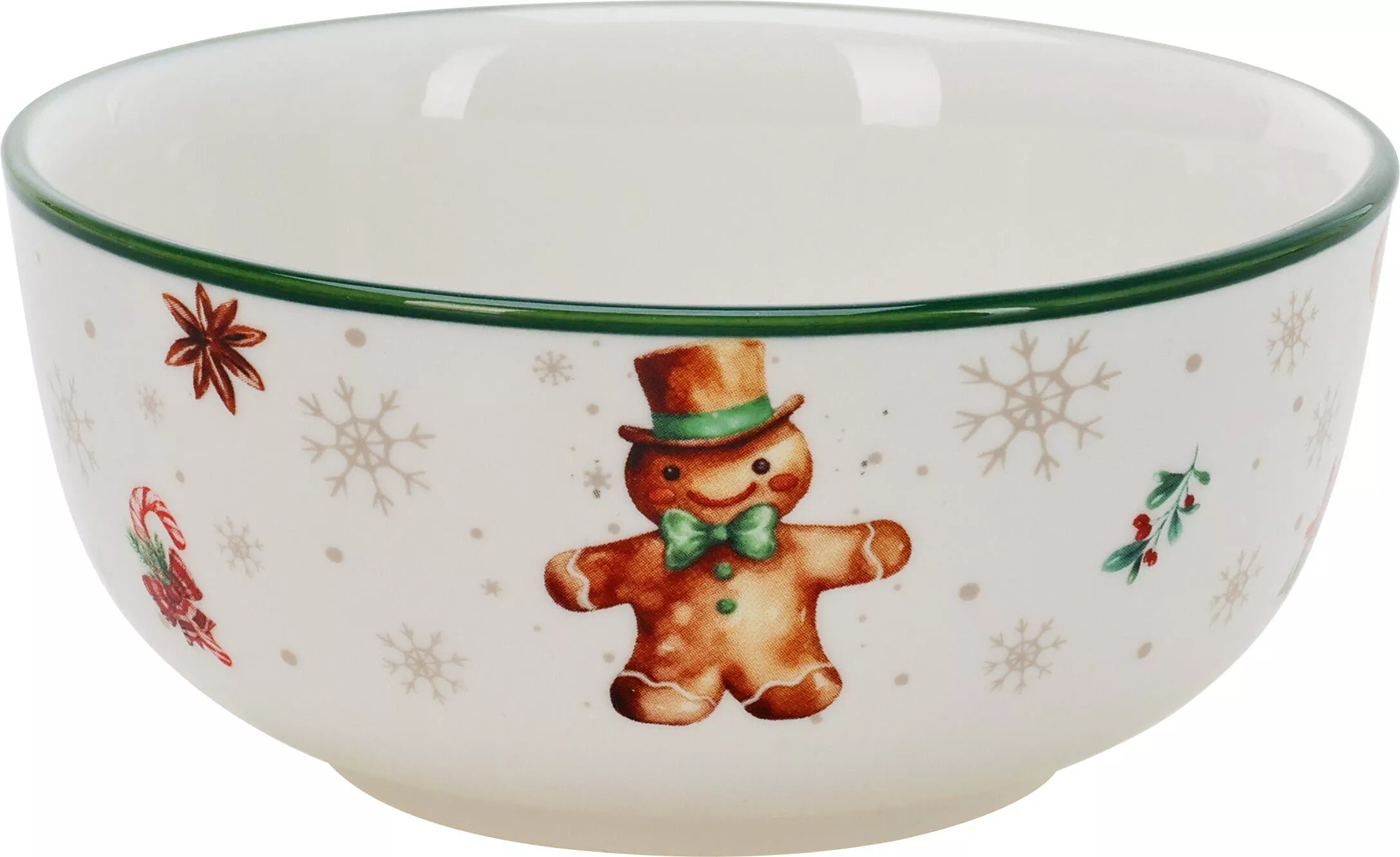 Bol motif bonhomme de pain d'épices CHRISTMAS