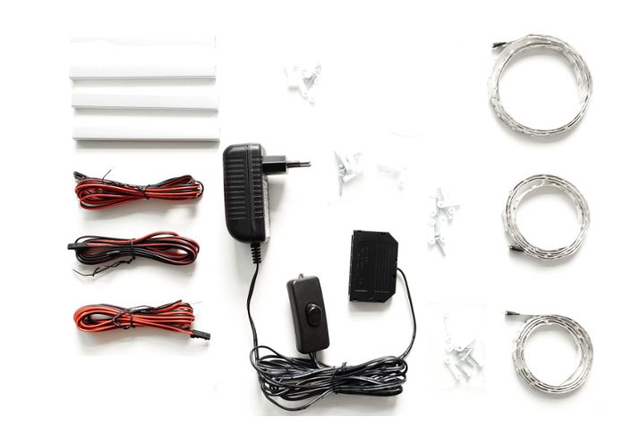 Lot de 3 bandeaux LED BREST 035031ZB