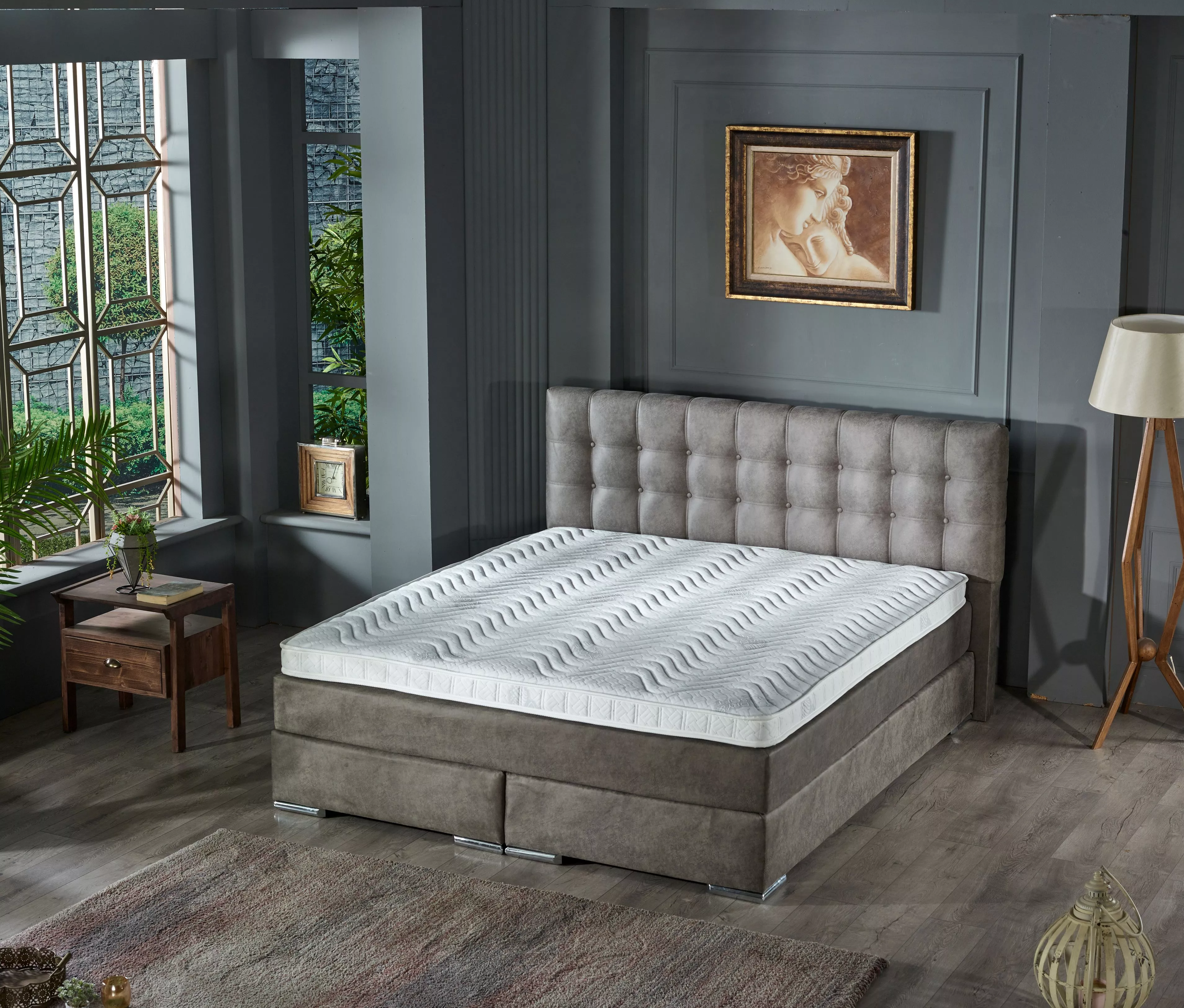 Lit boxspring DORA
