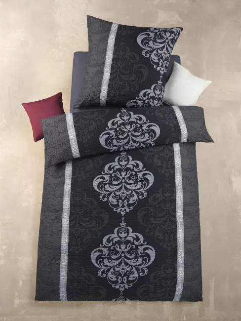 Parure de lit haut de gamme en microfibre seersucker CARLO
