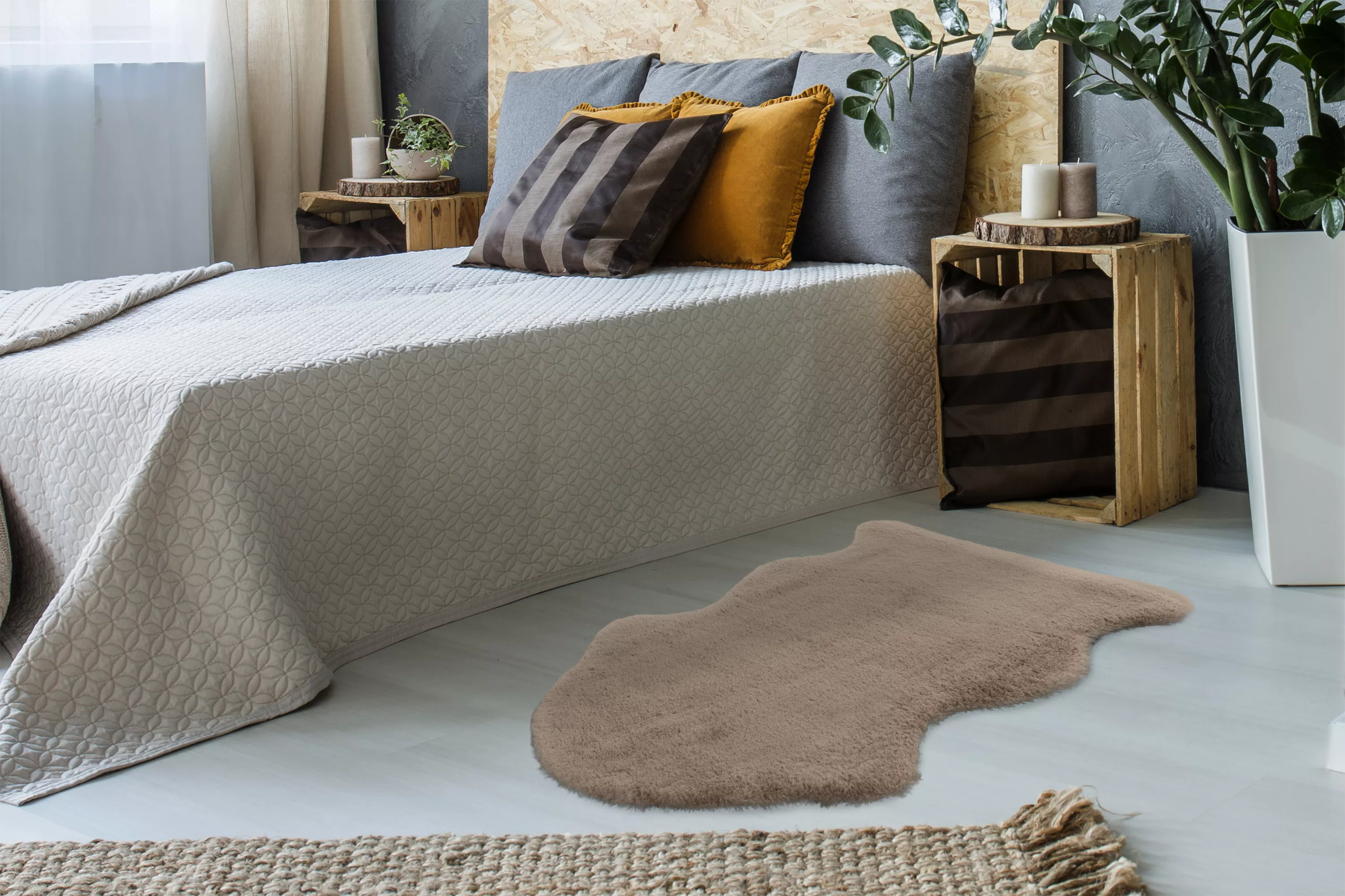 Tapis fourrure synthétique COSY