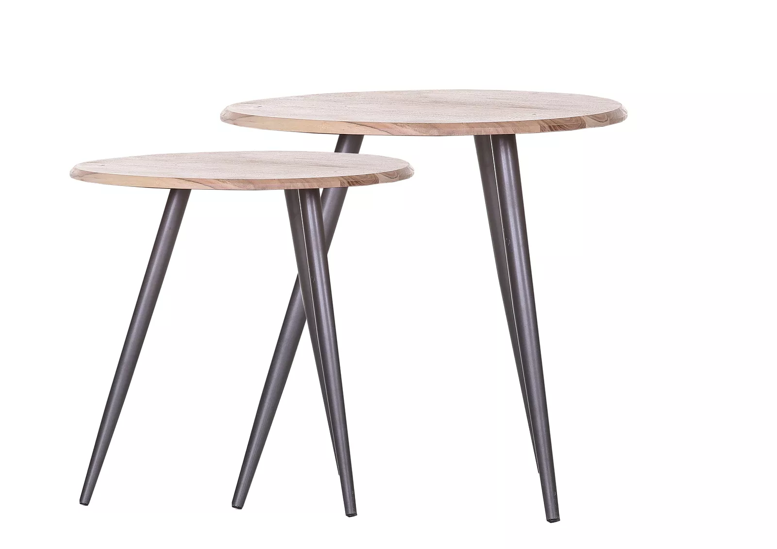 Lot de 2 tables d'appoint FIRESTONE