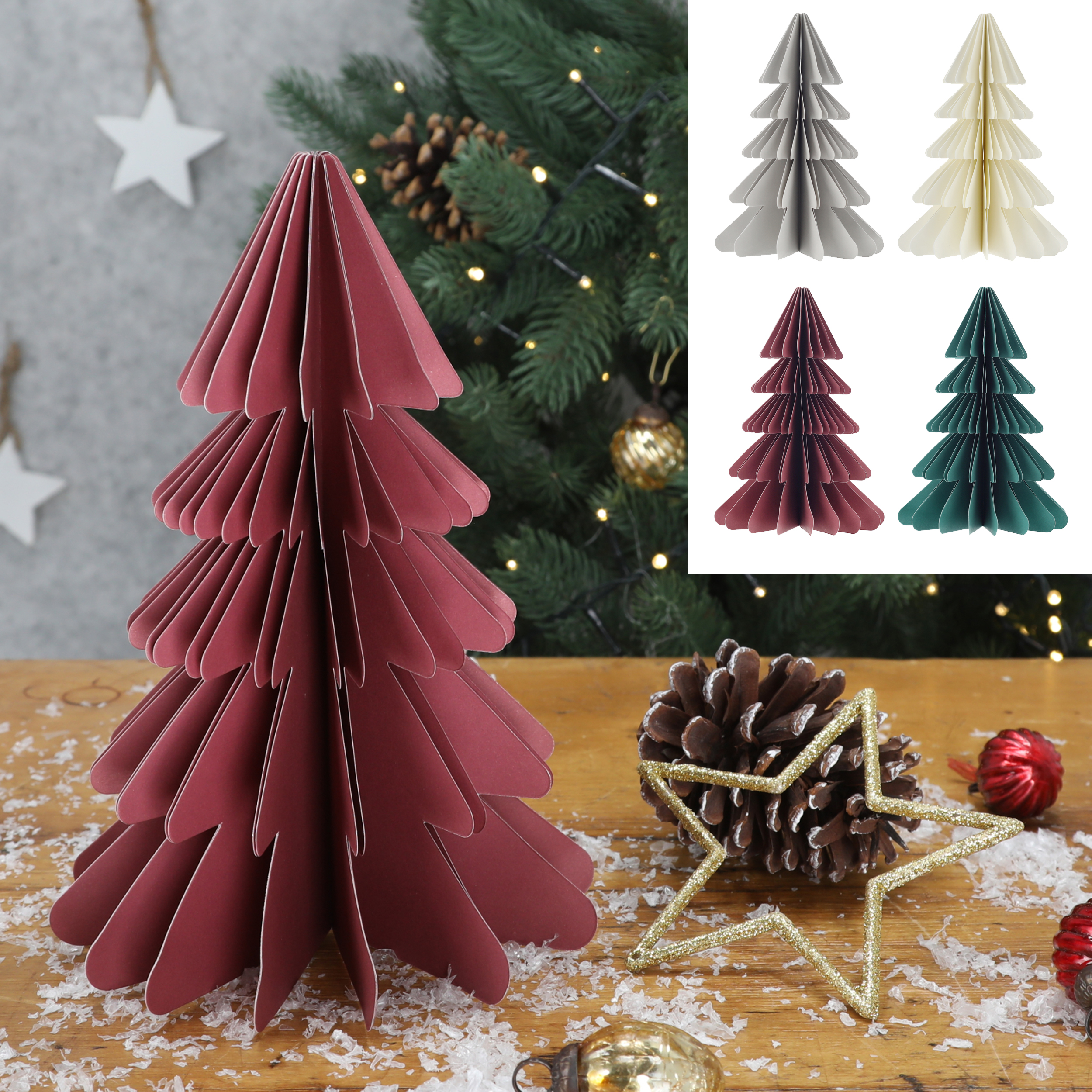 Sapin de Noël 23 cm Honeycomb