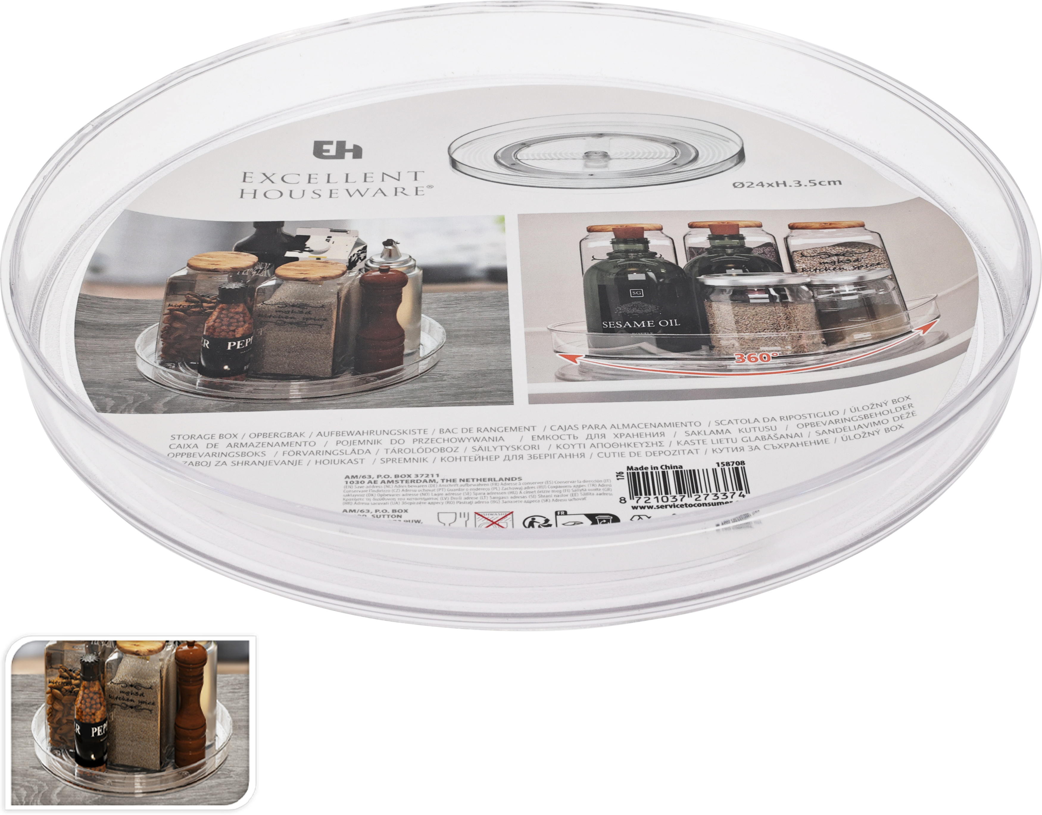 Plateau tournant pour réfrigérateur  EH Plateau tournant pour réfrigérateur  EH