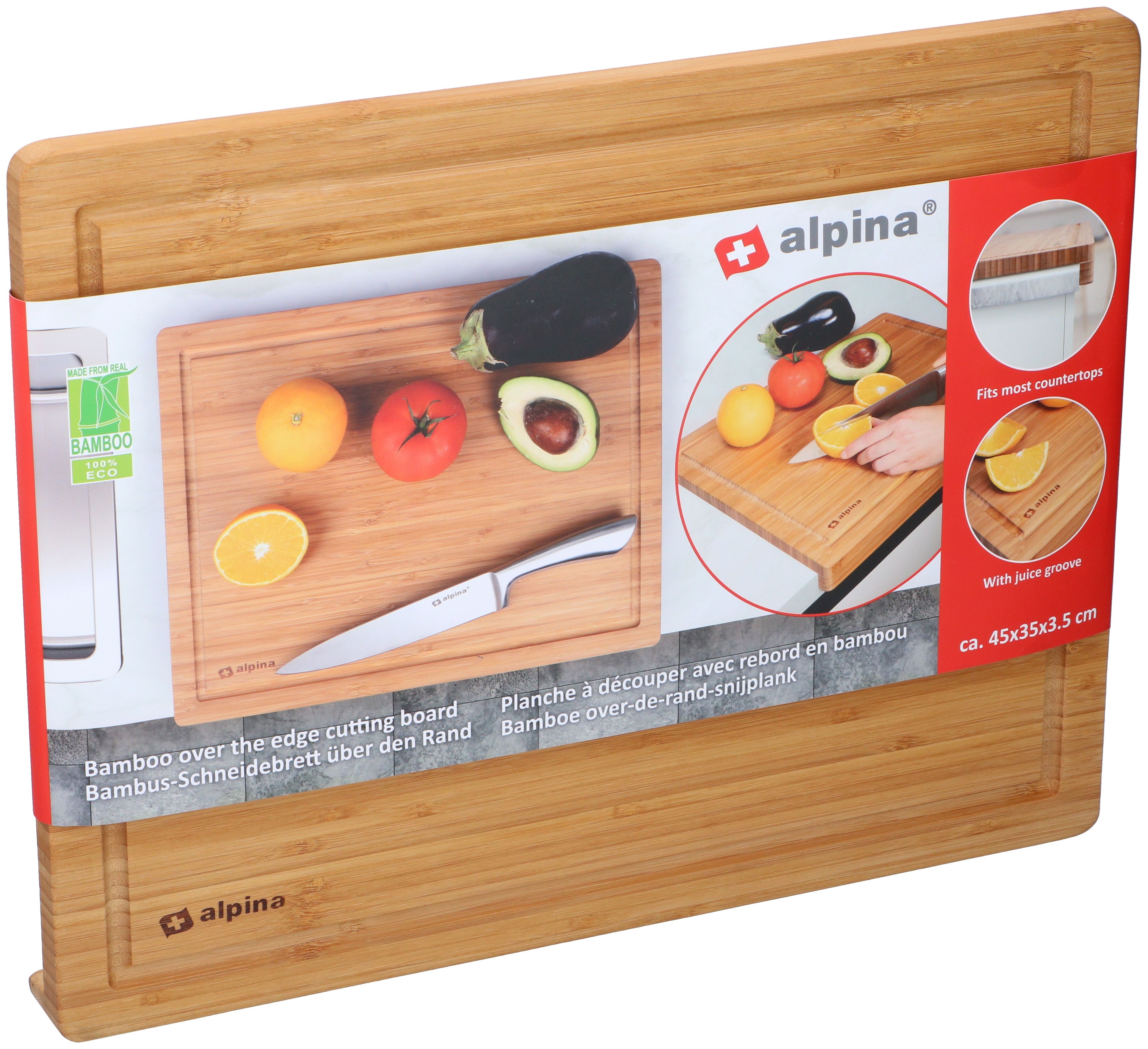 Planche à découper en bois ALPINA