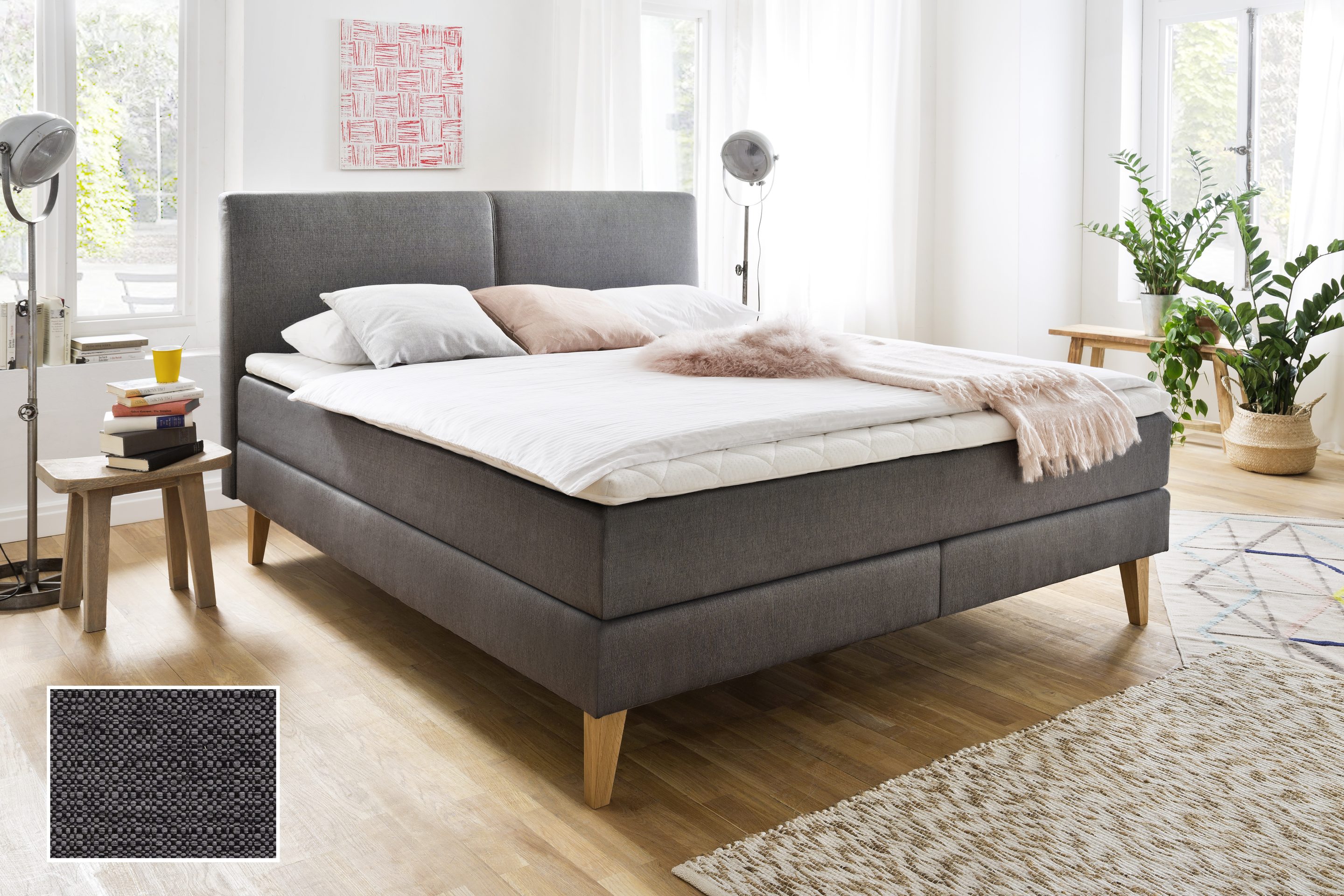 Lit boxspring GRETA