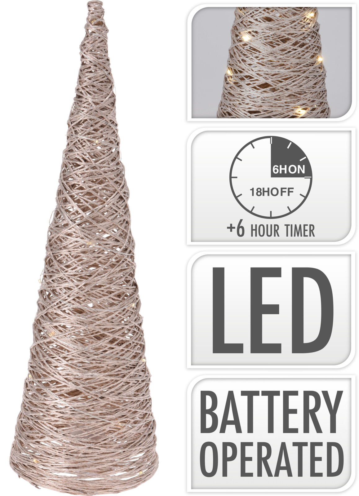 Décoration LED PYRAMIDE