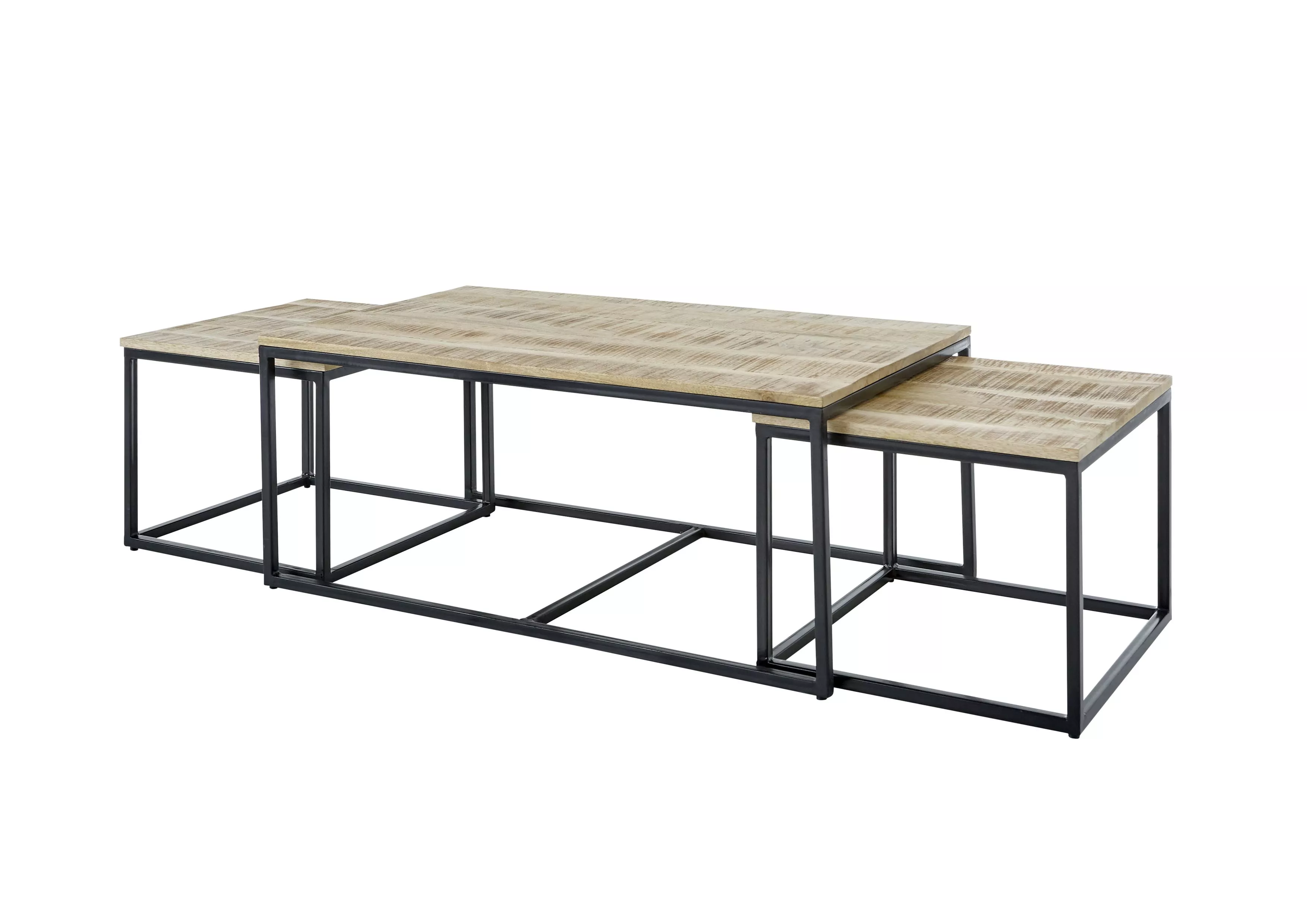 Lot de 3 tables basses gigognes HARRY