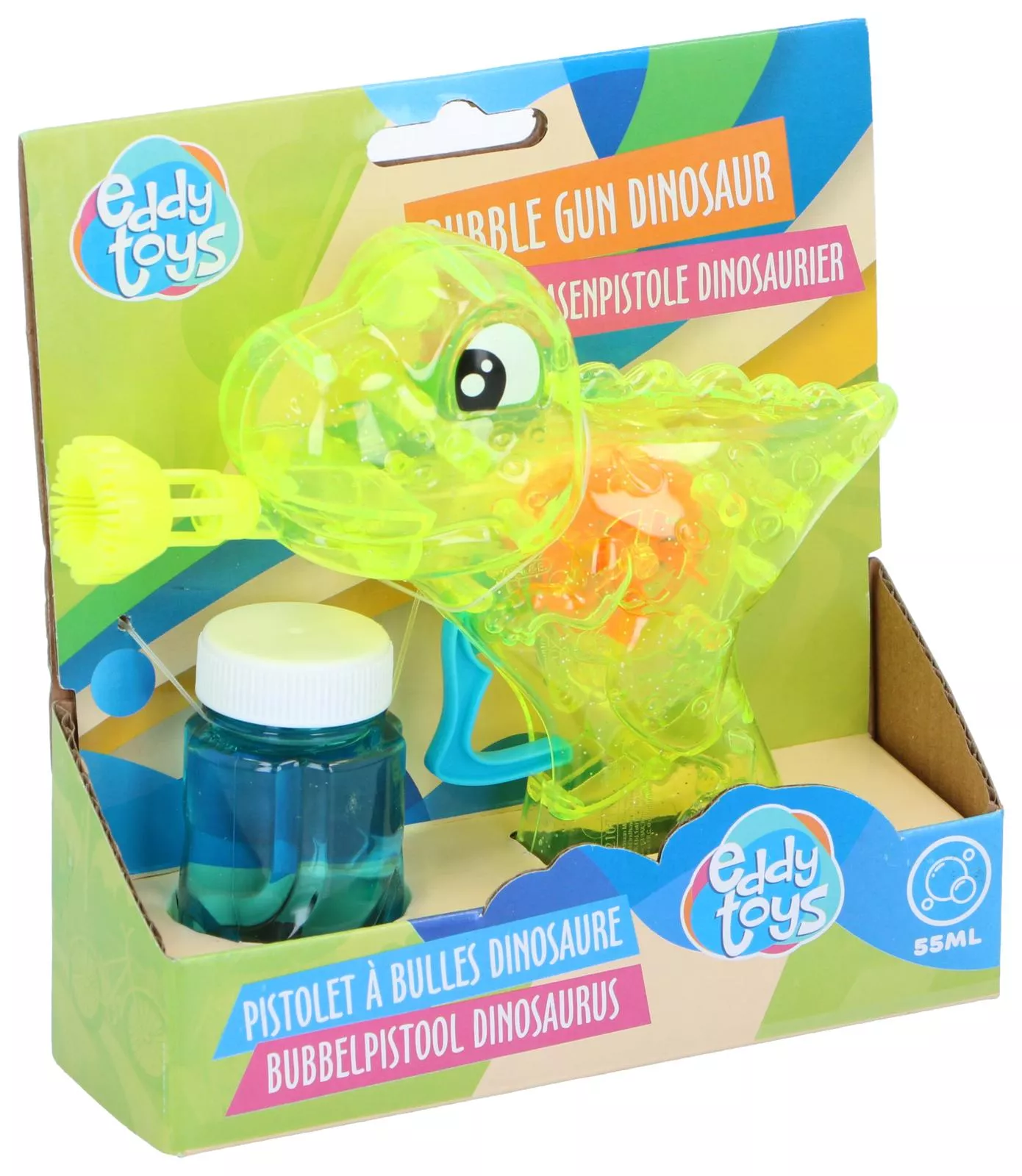 Seifenblasenpistole Dino mit LED BUBBLES Seifenblasenpistole Dino mit LED BUBBLES