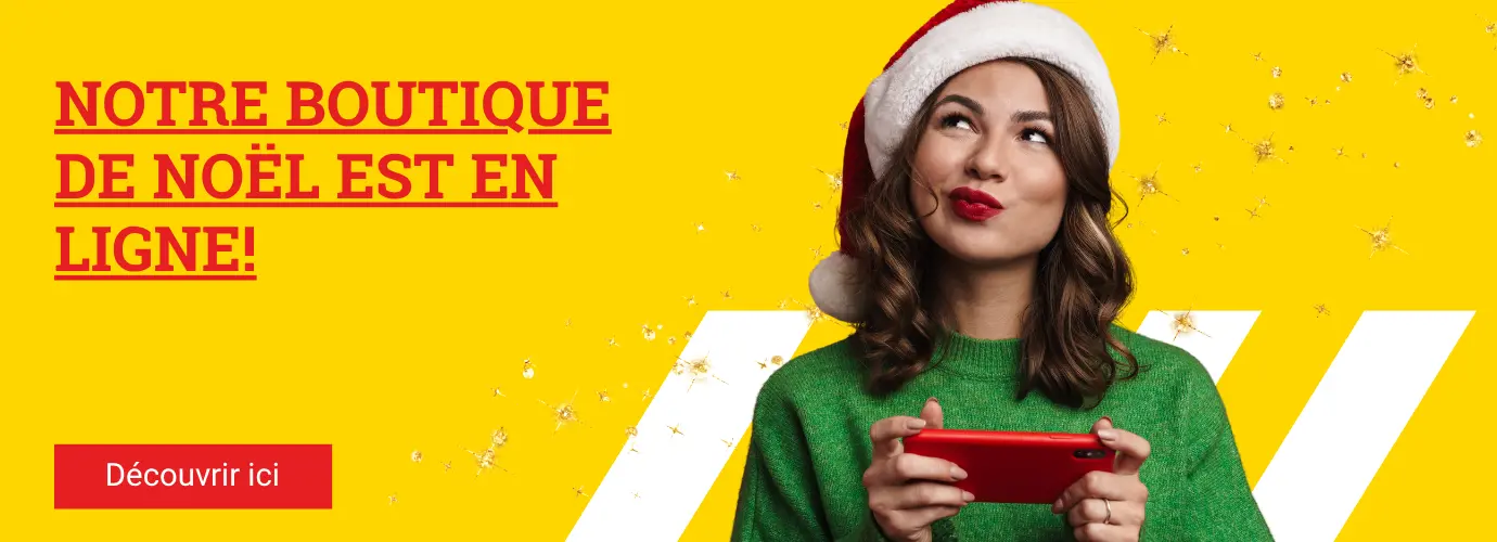 Notre boutique de Noël est en ligne! Découvrez-la ici