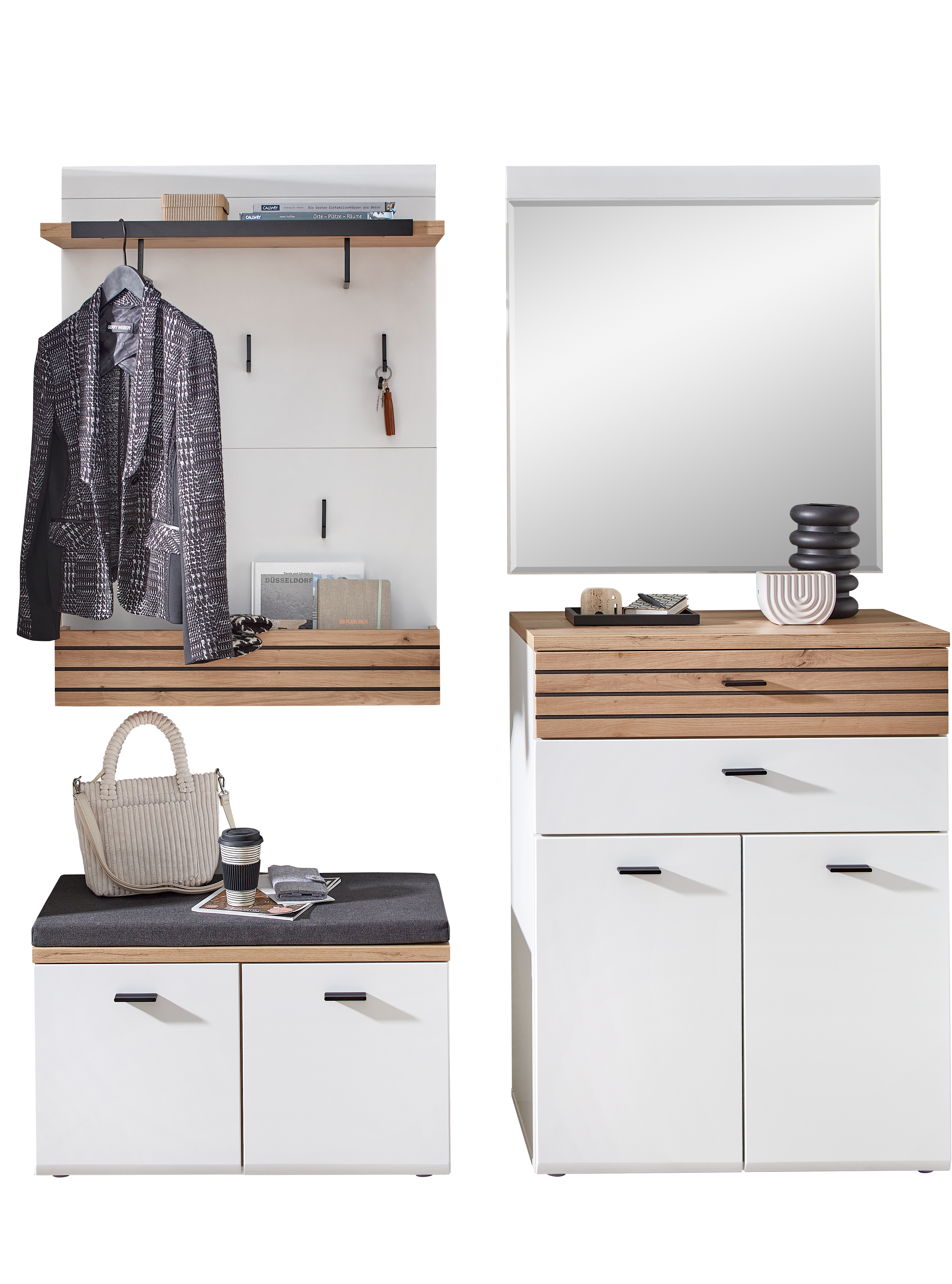 Vestiaire combiné 4 éléments ASMARA Vestiaire combiné 4 éléments ASMARA