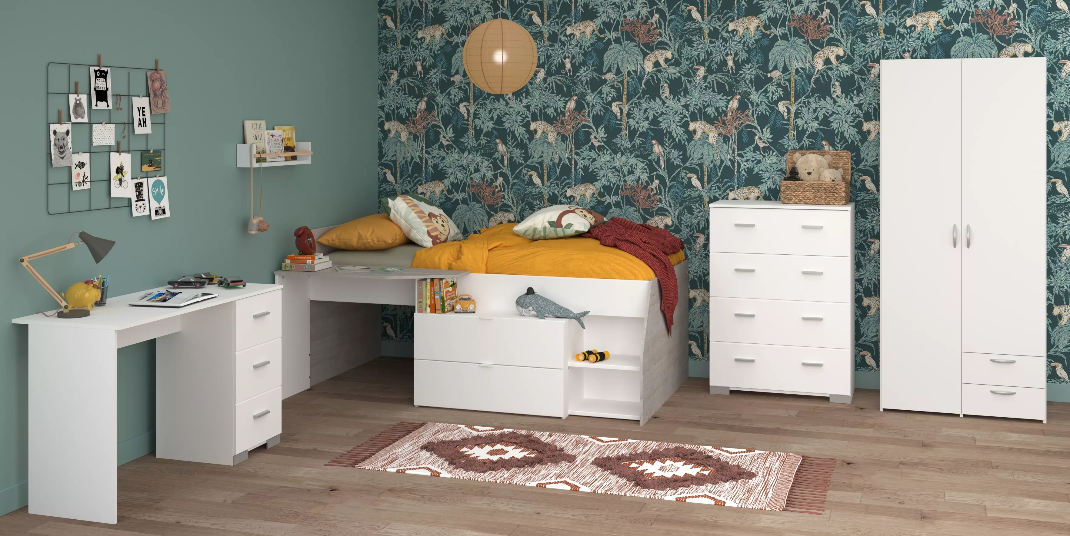 Chambre junior 4 éléments MILKY 11