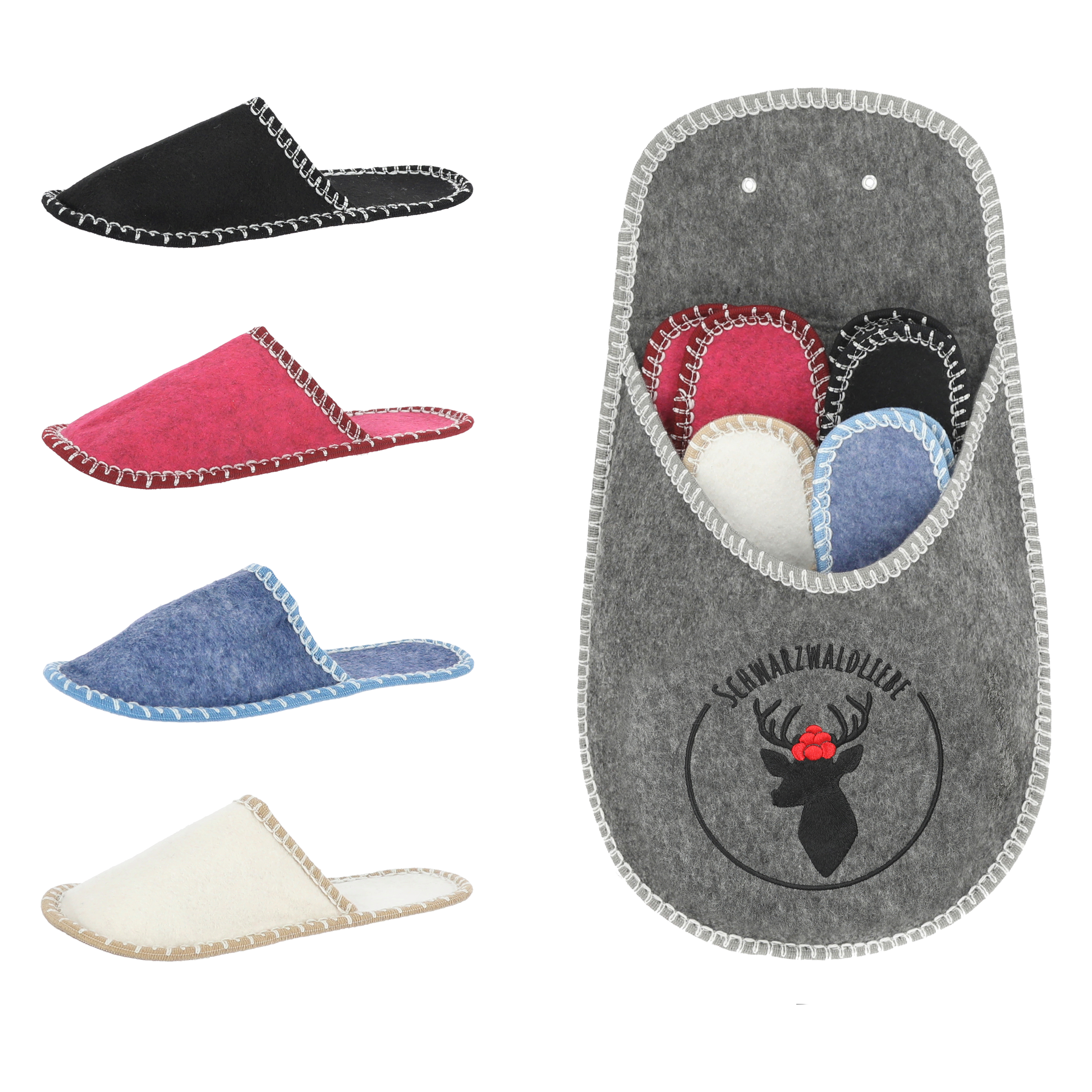 Lot de pantoufles pour invités  FILZ