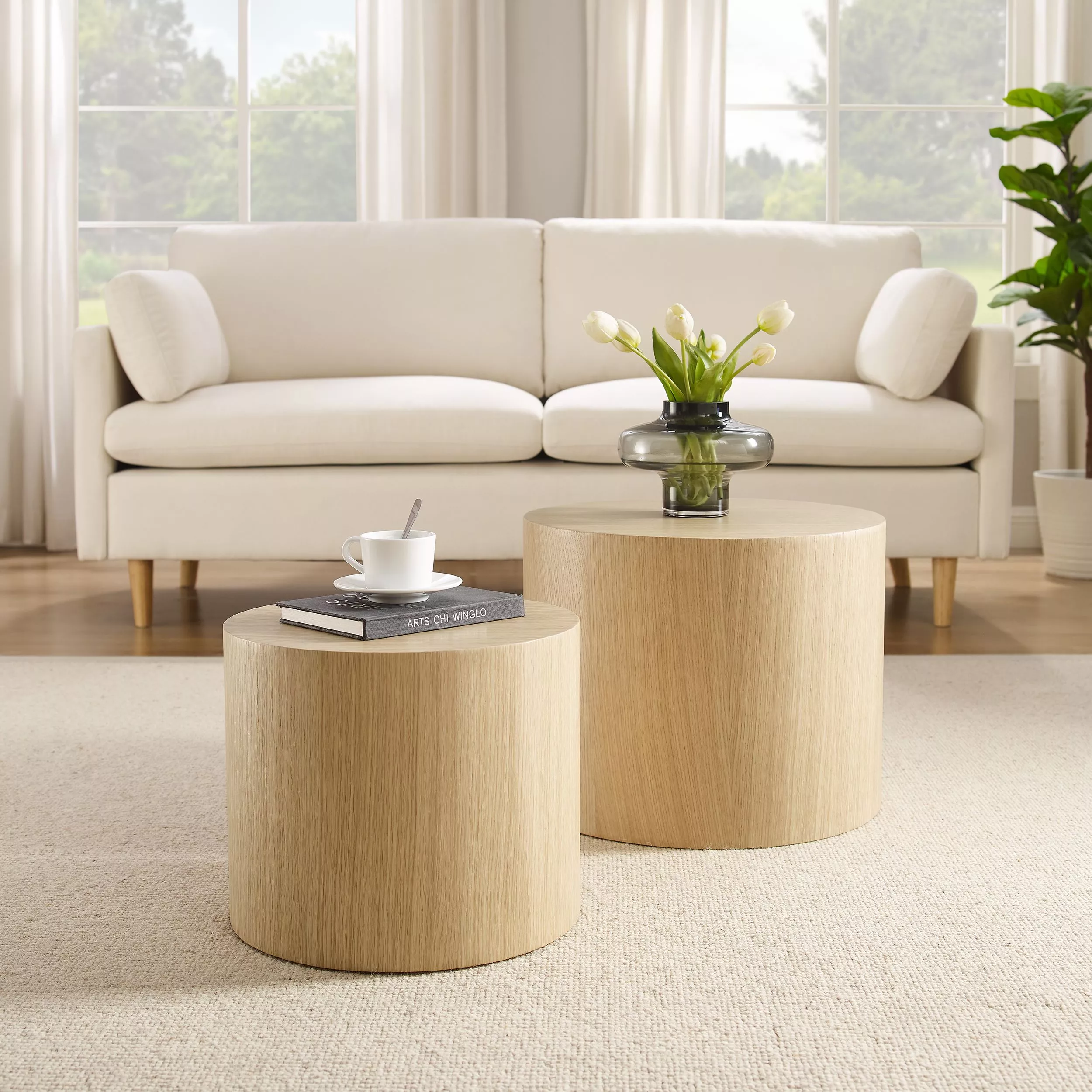 Lot de 2 tables basses 367605
