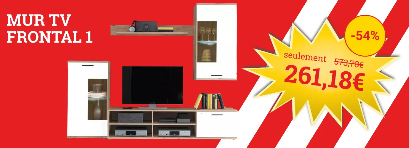 Notre super offre MEGA! Meuble mural FRONTAL 1