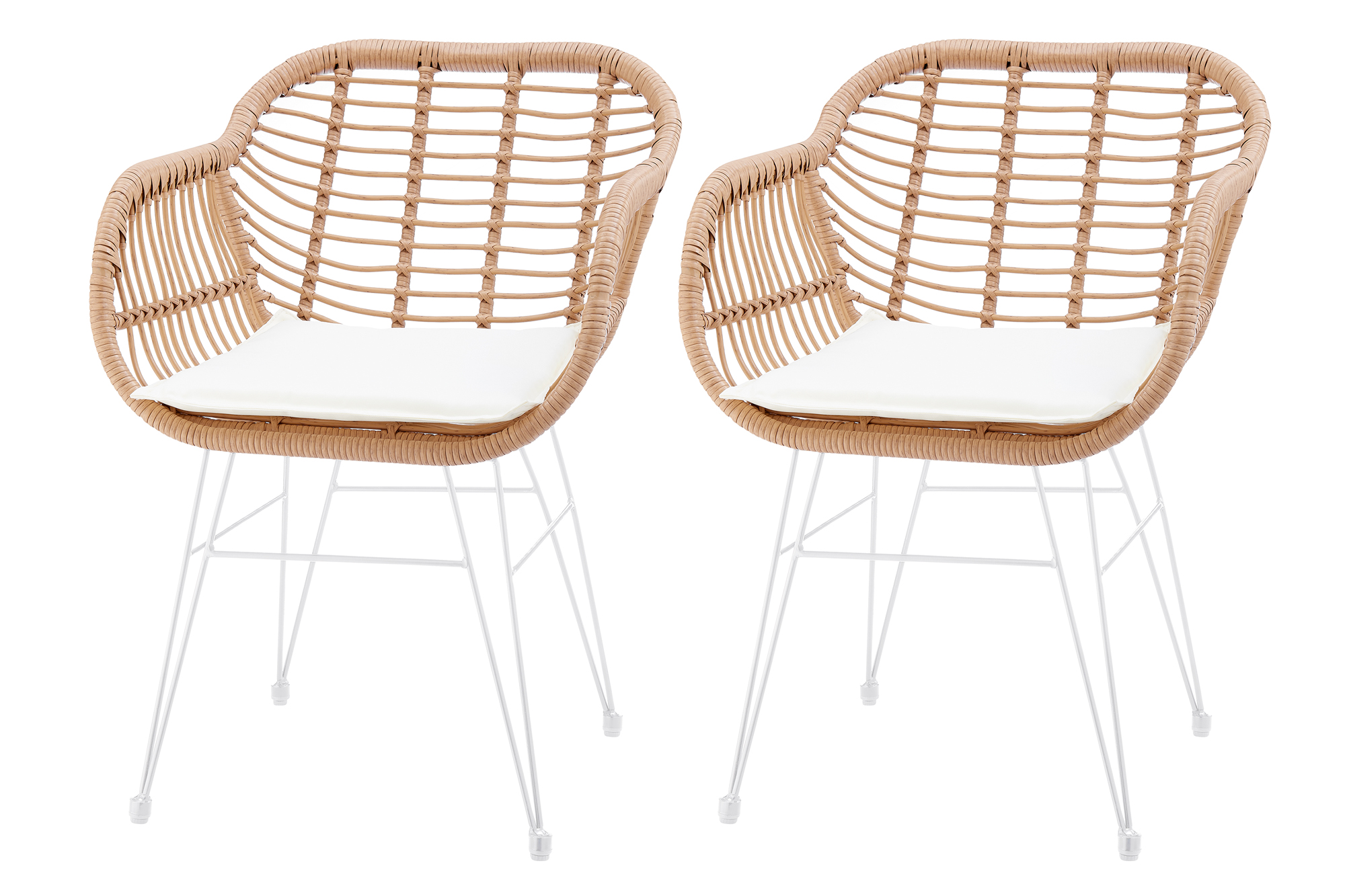 Lot de 2 chaises KUPANG