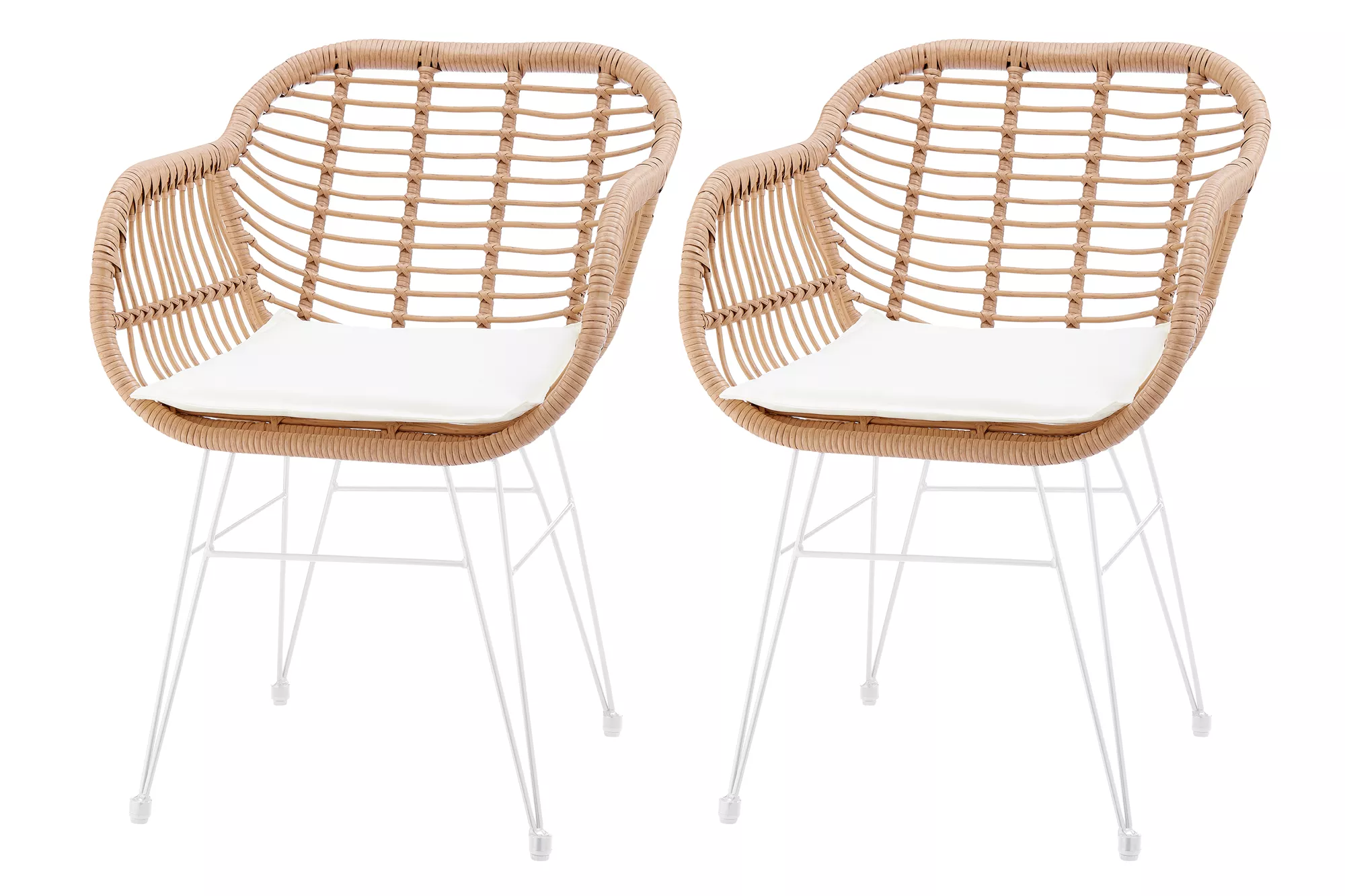 Lot de 2 chaises KUPANG